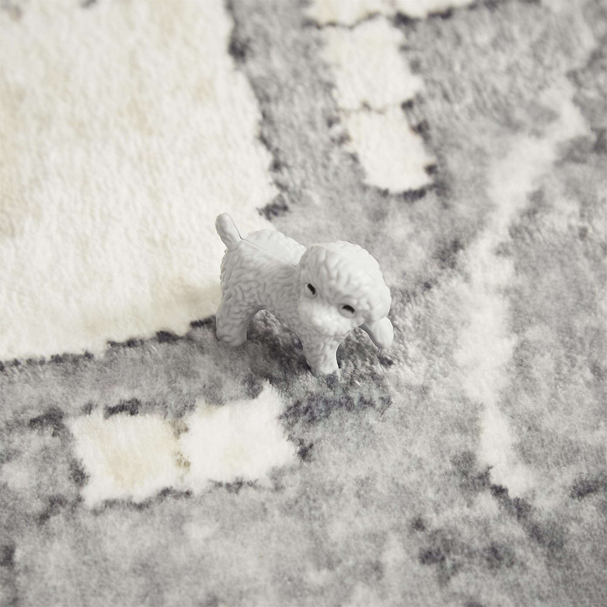 Machine Washable Rug 5' x 7' Modern Abstract Area Rug with Non-Slip Backing Washable Area Rugs for Living Room Non-Shedding Indoor Floor Grey Rug 6