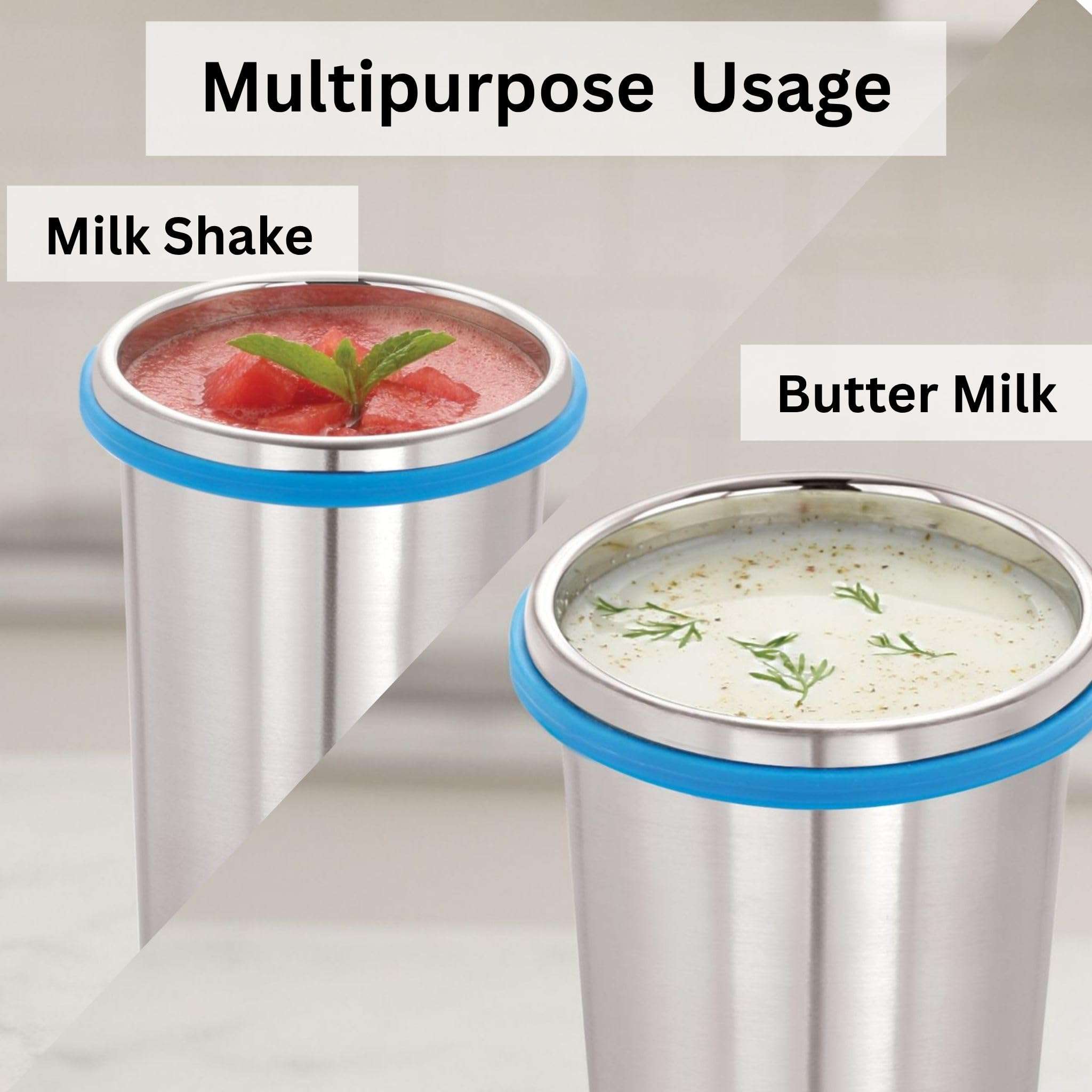 STEELLOCK Stainless Steel Tumbler with Lid, 325ML, BPA Free Water Tumbler, Leak Proof, Office Tumbler, Rust-Free, Easy Grip, Easy to Carry, Travel Bottle 6