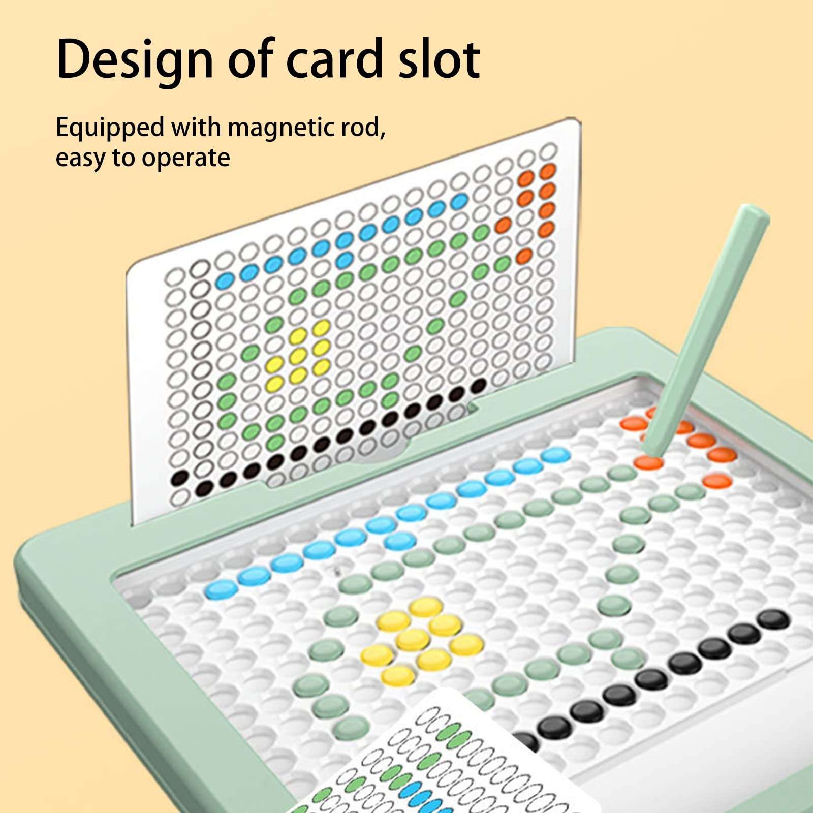 Magnetic Drawing Board, Learning & Playing Concentration Training Magnetic No Eraser Writing Doodle Puzzle Pencil Board Chessboard Early Education Thinking 5