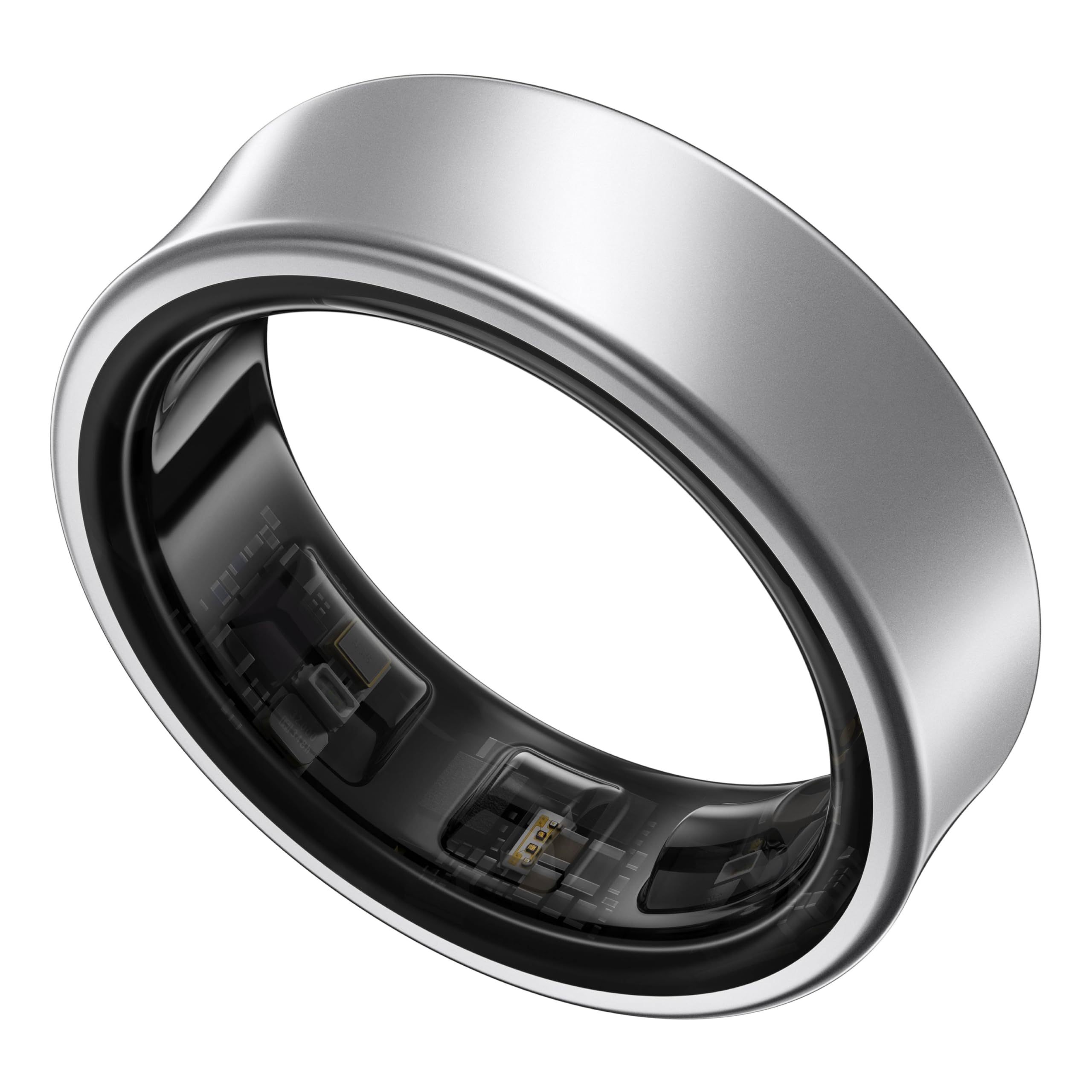 Samsung Galaxy Ring, AI Smart Ring, Size First w/Sizing Kit, No App Subscription, Fitness Monitor, Sleep Tracker, Up to 7-Day Battery, Size 12, Titanium Silver [US Version, 1Yr Manufacturer Warranty]