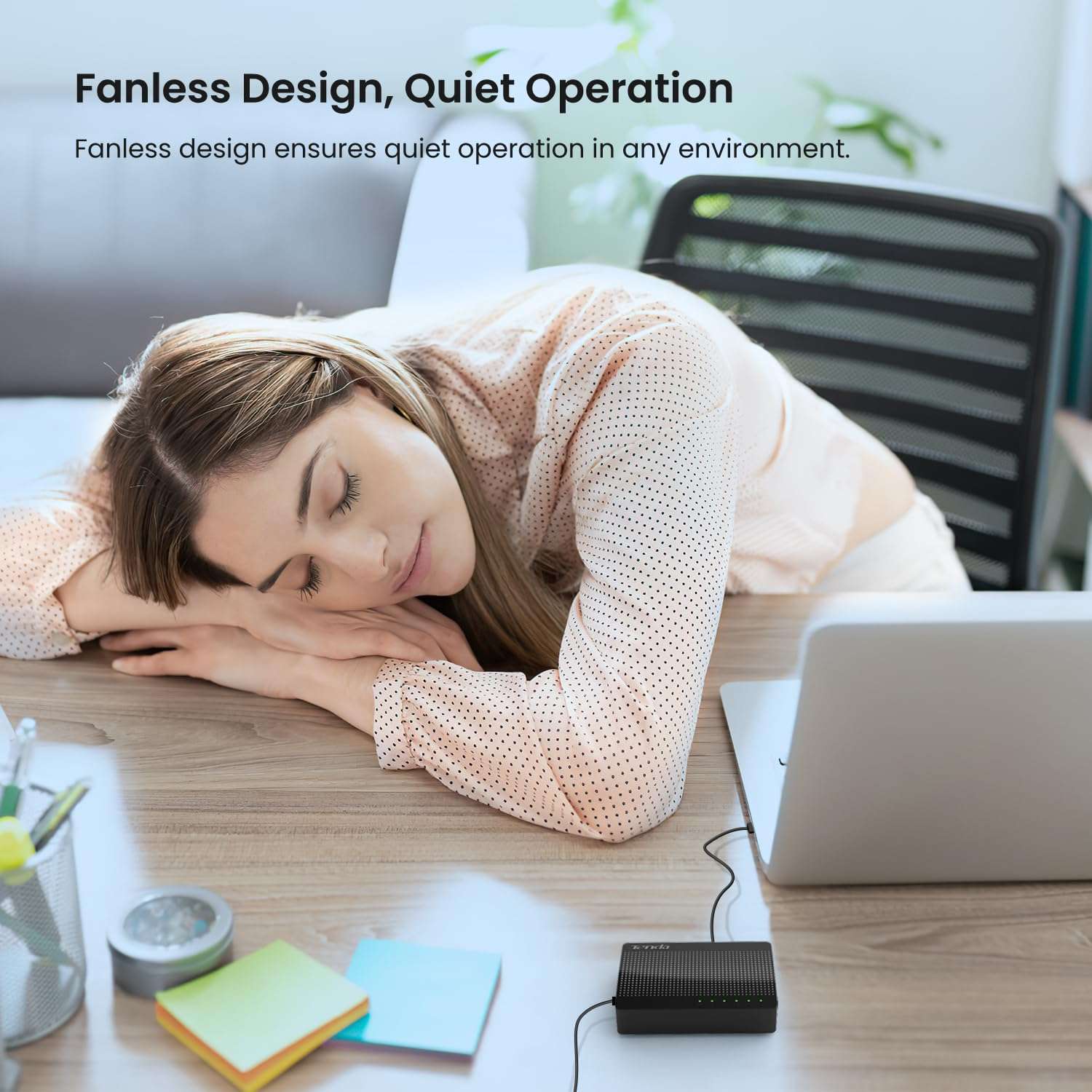 Tenda SG105 5 Port Gigabit Switch & Nova MW3 AC1200 Mesh Wi-Fi System 5