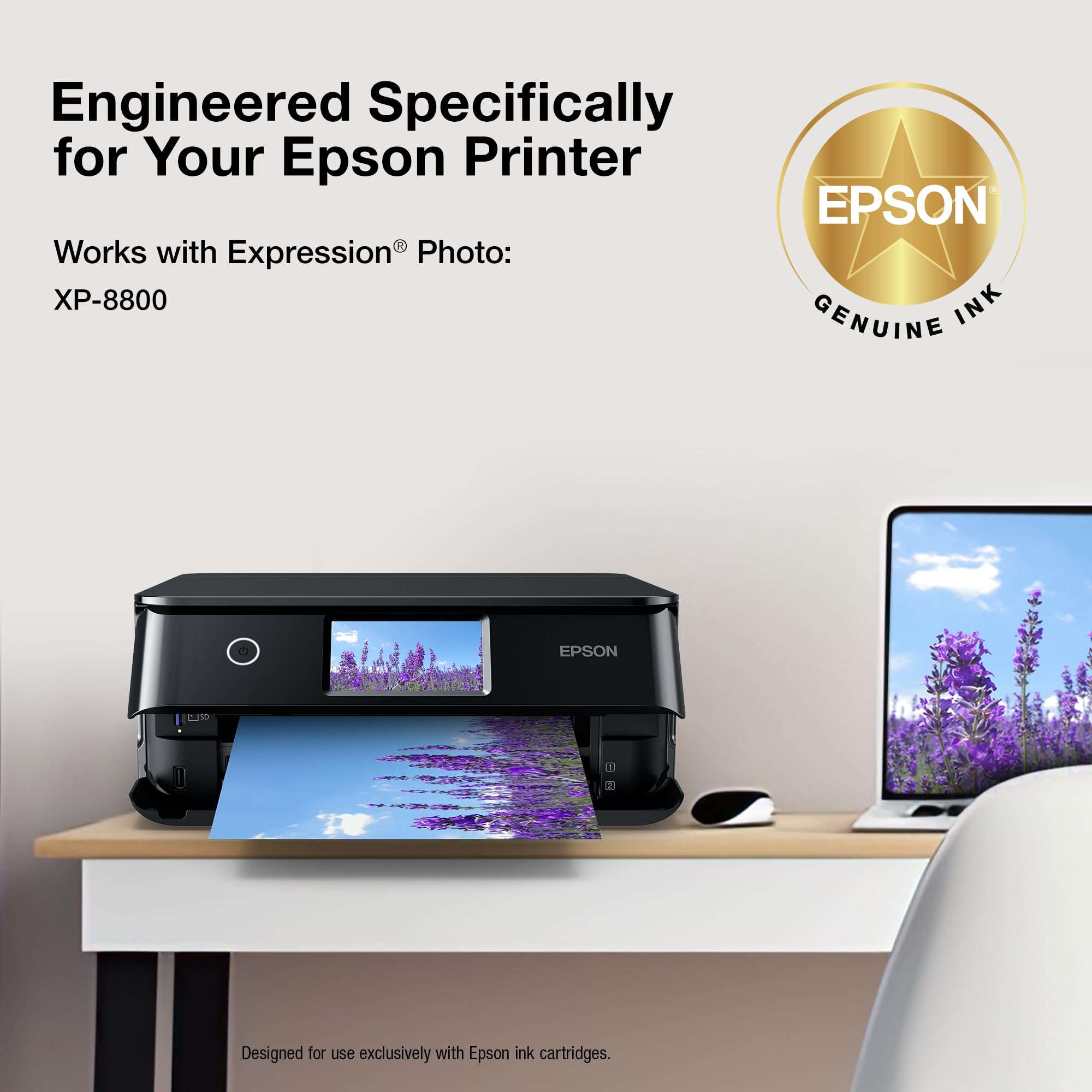 Epson 340 Claria Photo HD Ink High Capacity Light Magenta Cartridge (T340XL620-S) Works with Expression Photo XP-8800 4