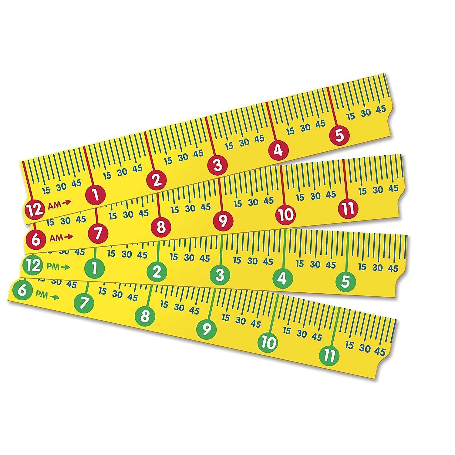 Learning Resources Magnetic Elapsed Time Set, Telling Time, Clock for Kids, Classroom Supplies, Set of 2 2