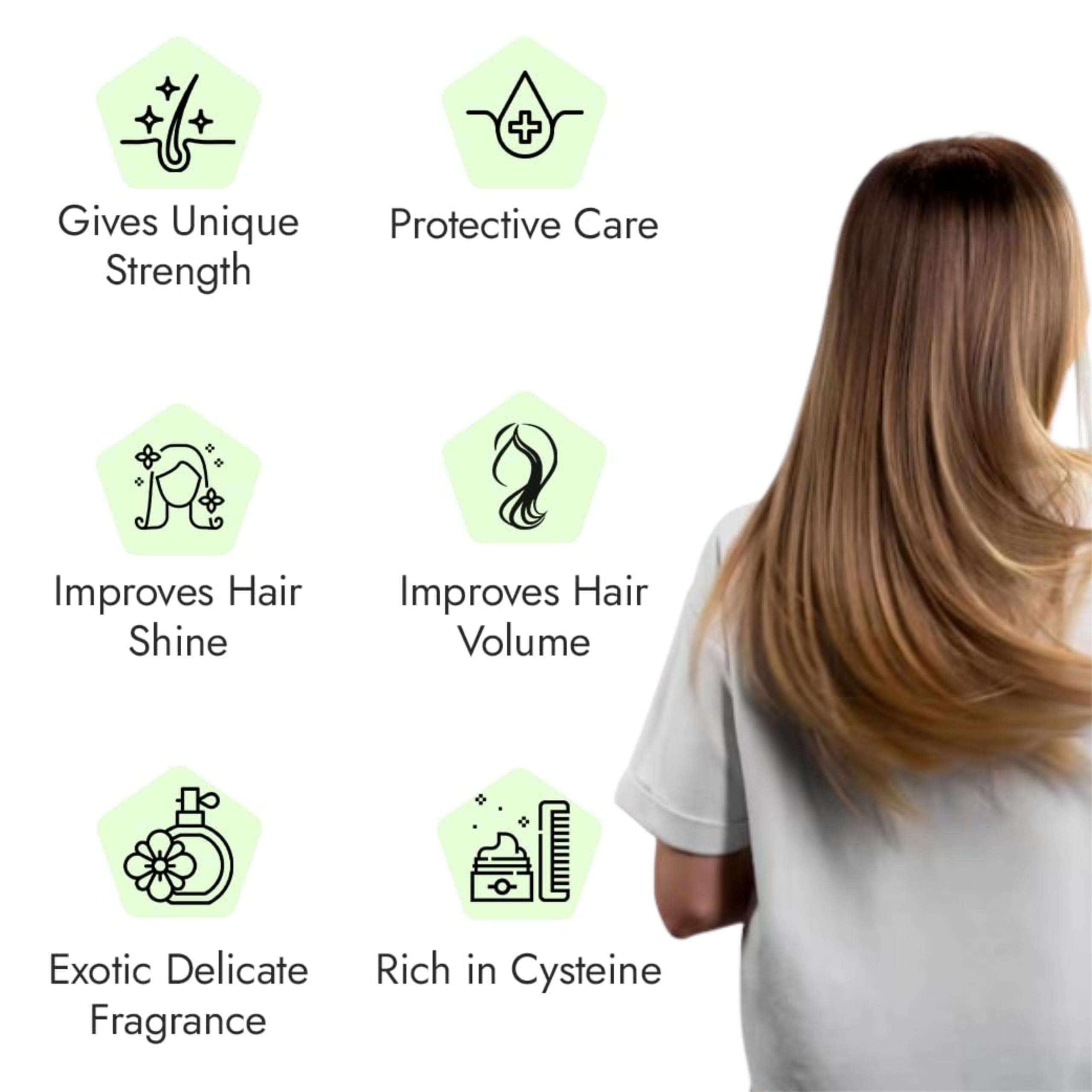 Drontika Wild & Pure Korean Rosemary Oil Hair Mask – For Dry & Frizzy Hair, Smoothening & Hair Fall Control | With White Fenugreek & Camellia – 120ml (1 Count) 5