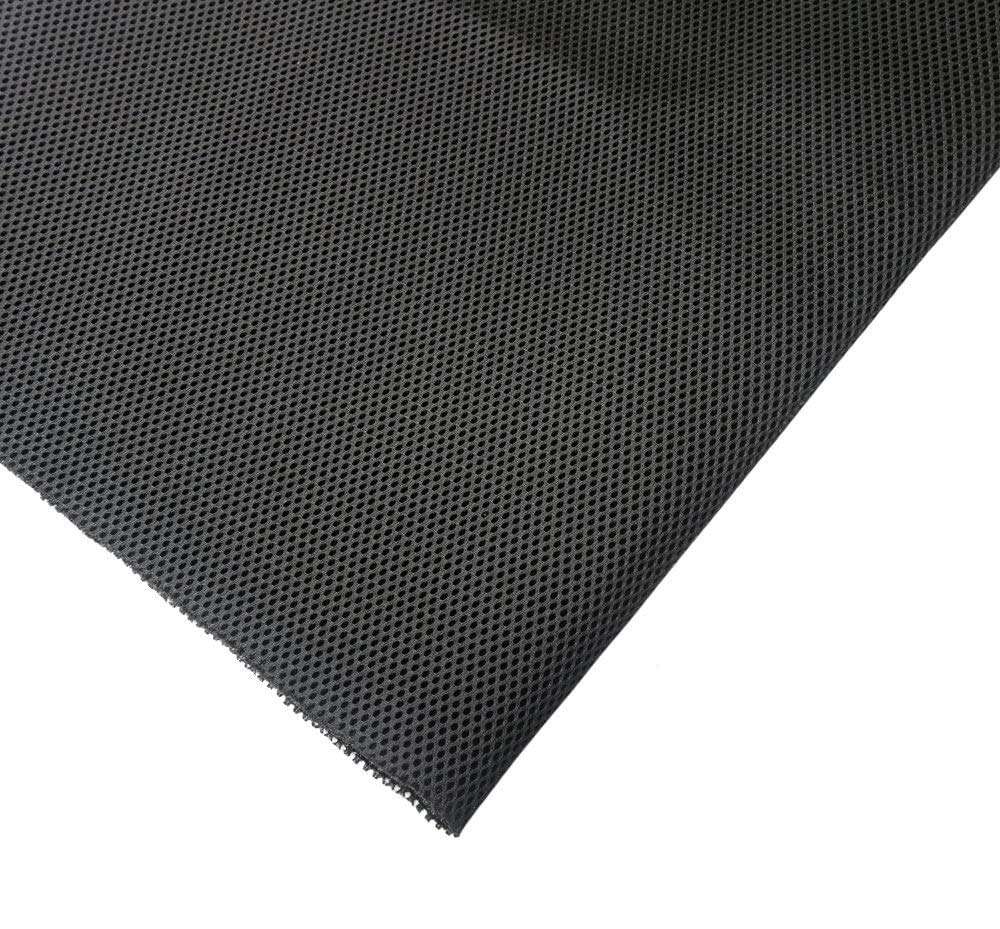 KISSTAKER Speaker Fabric Cloth Cover - 57x40inch Stereo Audio Grill Mesh for Speaker Repair-Black-Recover Your Speaker in Minutes 1