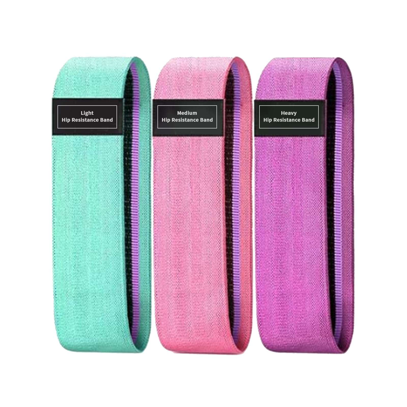 TISSCARE Resistance Bands Exercise Bands for Yoga, Pilates and Fitness, Home Workout Strength Bands for Women Men 1