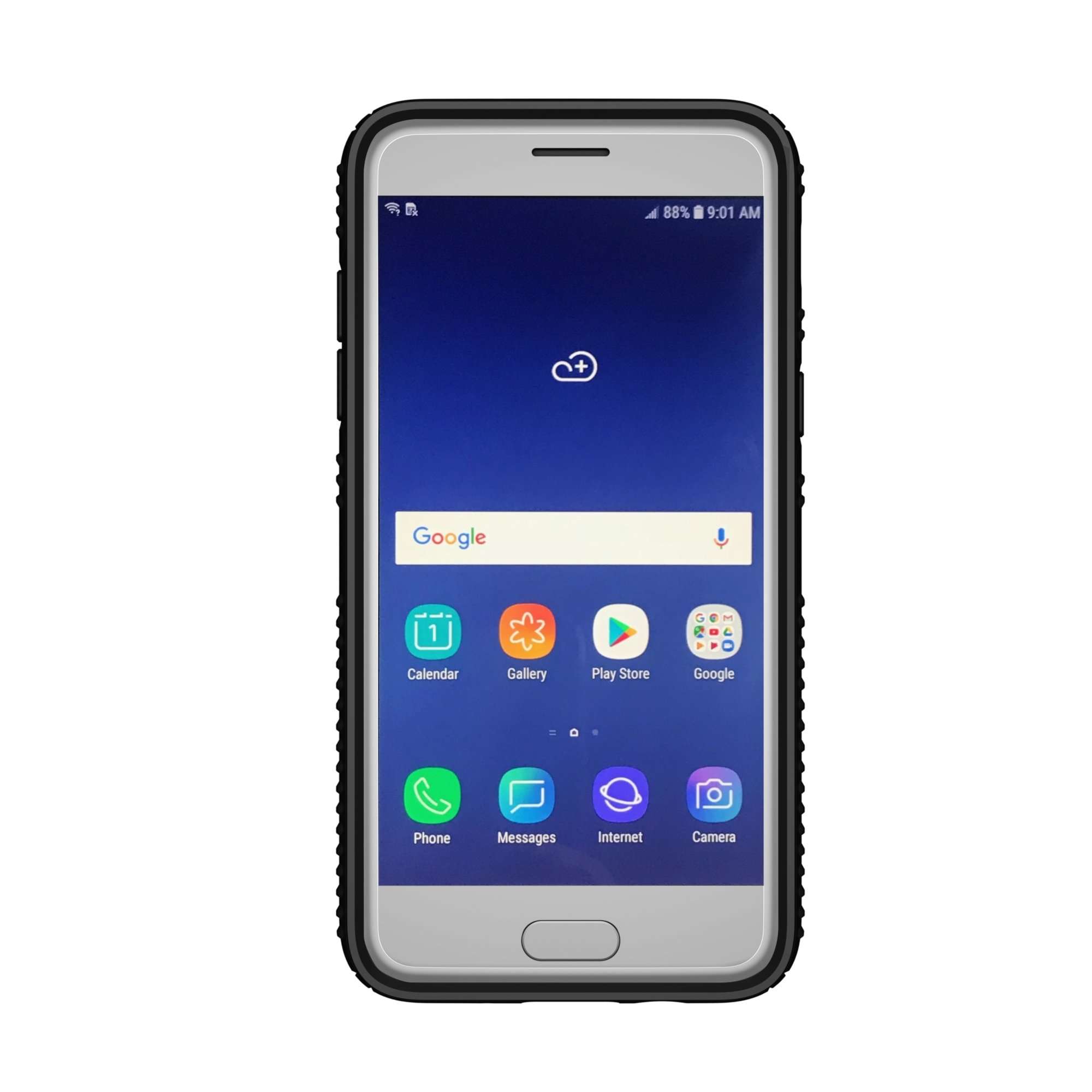 Speck Products Presidio Grip Samsung Galaxy J3 Case (fits Verizon J3 V 3rd Gen, AT&T Express Prime 3; Cricket Amp Prime 3, Sol 3; T-Mobile J3 Star), Black/Black 4