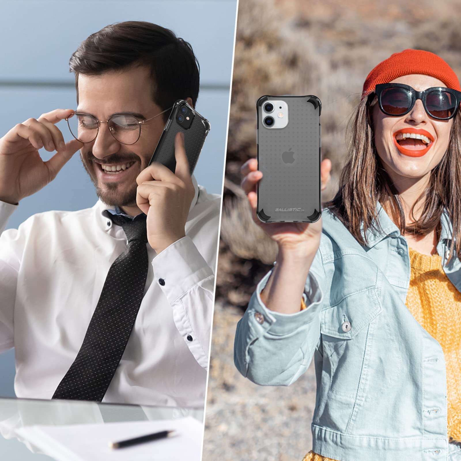 BALLISTIC Raptor S Series Designed for iPhone 11 Case (2019) with B-Labs Corners Against Drops, Protective Case for iPhone 11, 6.1 inch - Tint Black 5