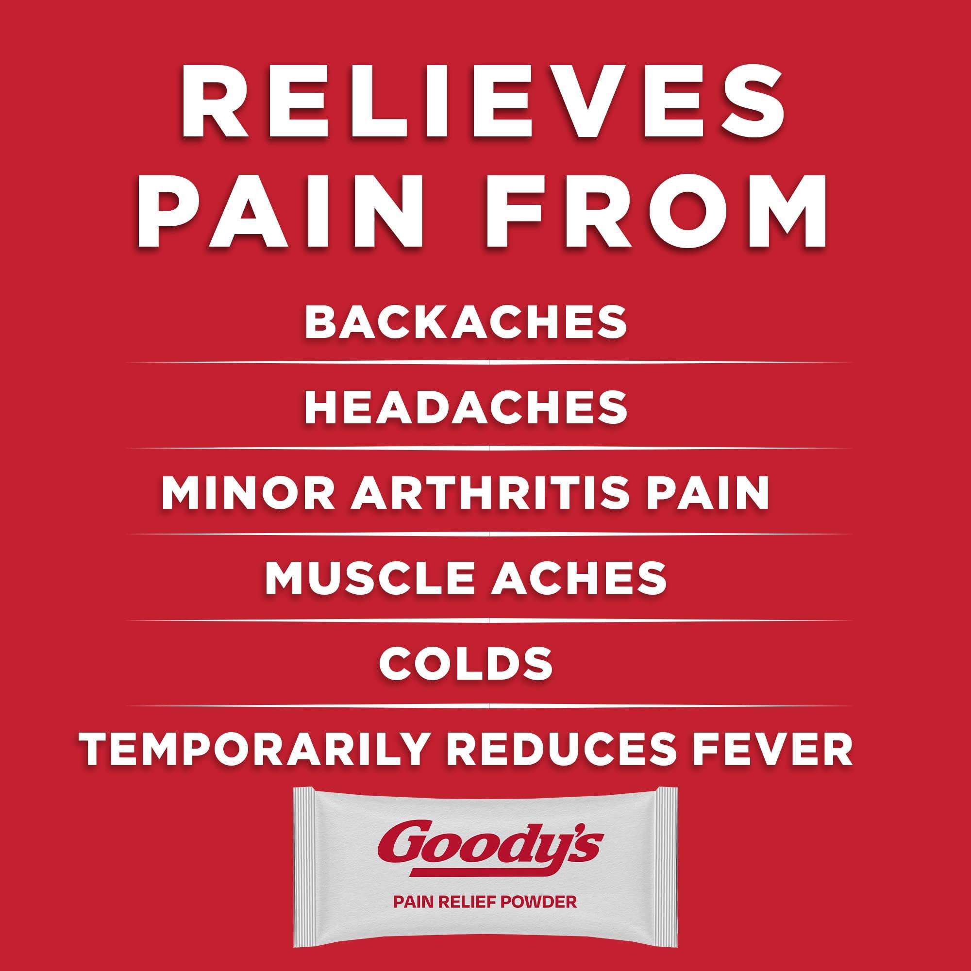 Goody's Back and Body Pain Relief Powder, 24 ct (Pack of 1) 3