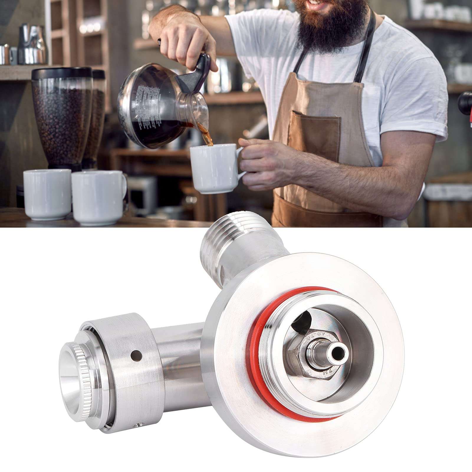 Coffee Keg Tap Dispenser, gen Coffee Making Accessory, Homebrew Supplies, 304 Stainless Steel, Easy to Assemble and, for Cold Brew Coffee and Beer 4