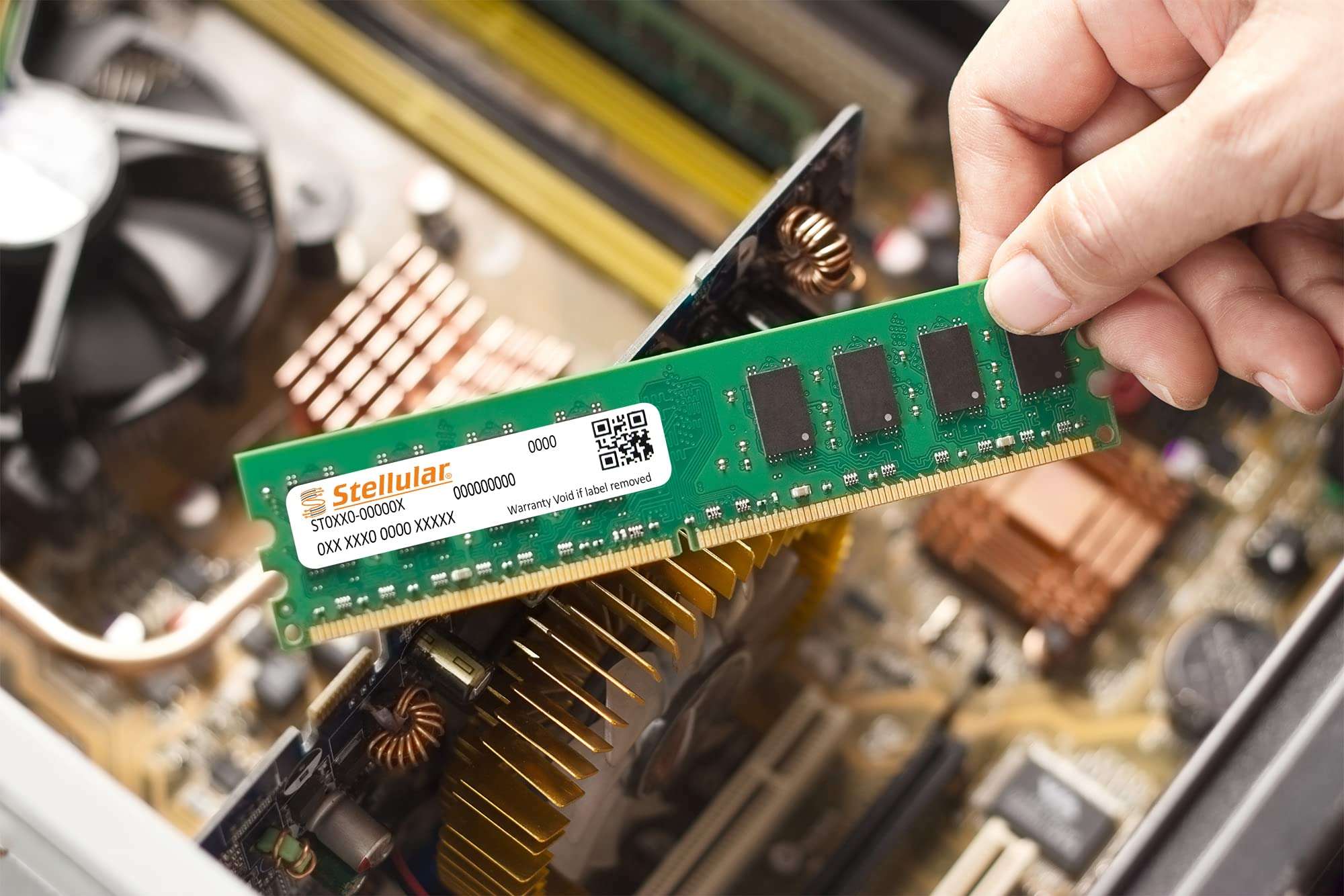 Stellular 12800 (1600 MHZ) DDR3 8 GB (Dual Channel) PC (ST8GD3-12800U) Ram with 3 Years Warranty 4