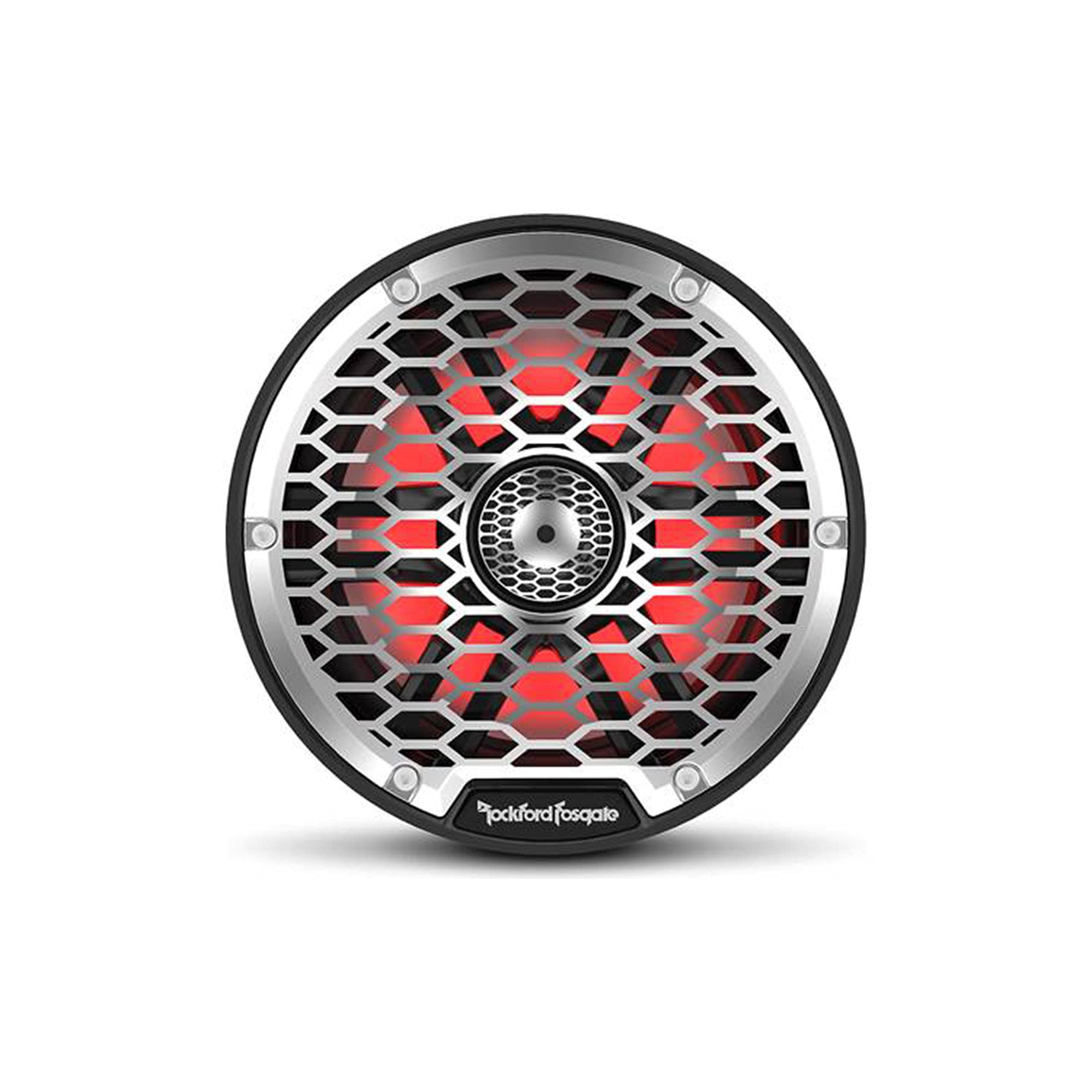 Rockford Fosgate 4 Pairs M2-65B M2 Series 6.5" Marine Black & Stainless Grilles Included + (1) PMX-RGB Optix Light Controller + (8) RGB-25 25' Extension Cable 6