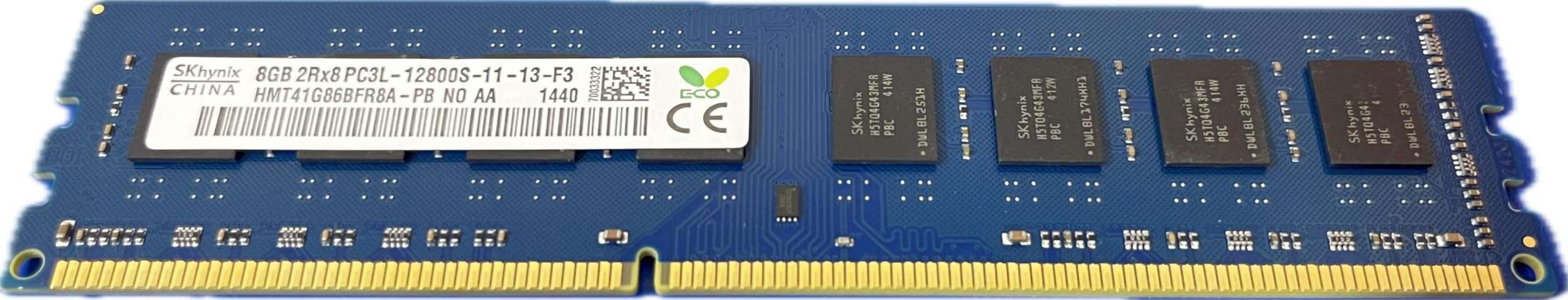 8GB 2Rx8 PC3L-12800S HMT41G86BFR8A-PB NO AA|DDR3 Desktop Memory/RAM(OEM) 1