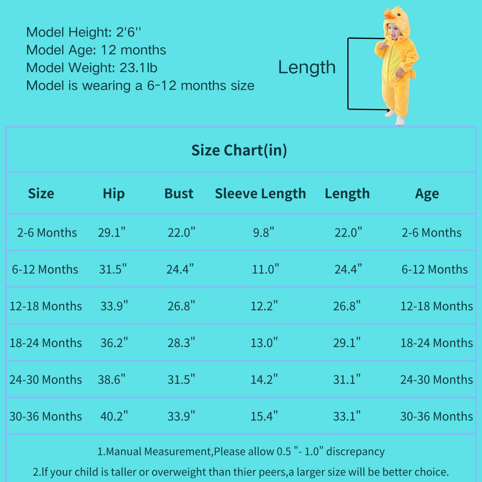 fumsingpi Baby Toddler Halloween Animal Costume Infant Girl Boy Flannel Hooded Duck Cosplay Onesie Romper Outfit Jumpsuit 12-18 Months, Duck 4