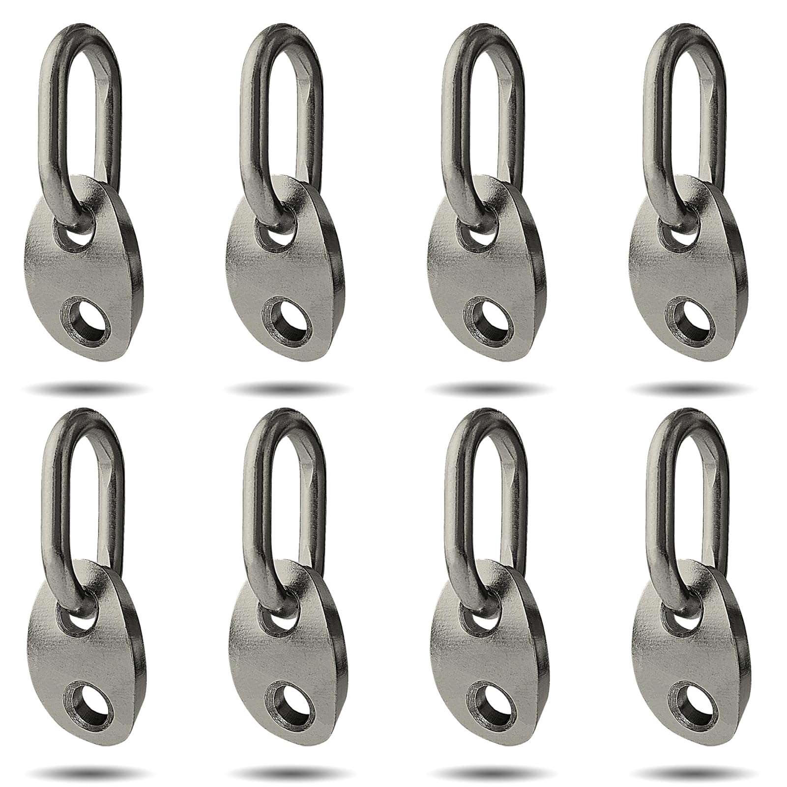 7100 Engine Lifting Bracket Set,8 Sets Engine Lift Bracket Kit, 5,500 lb Capacity Heavy Duty Engine Support Bar for Load Levelers and Lifting Slings (Black) 4