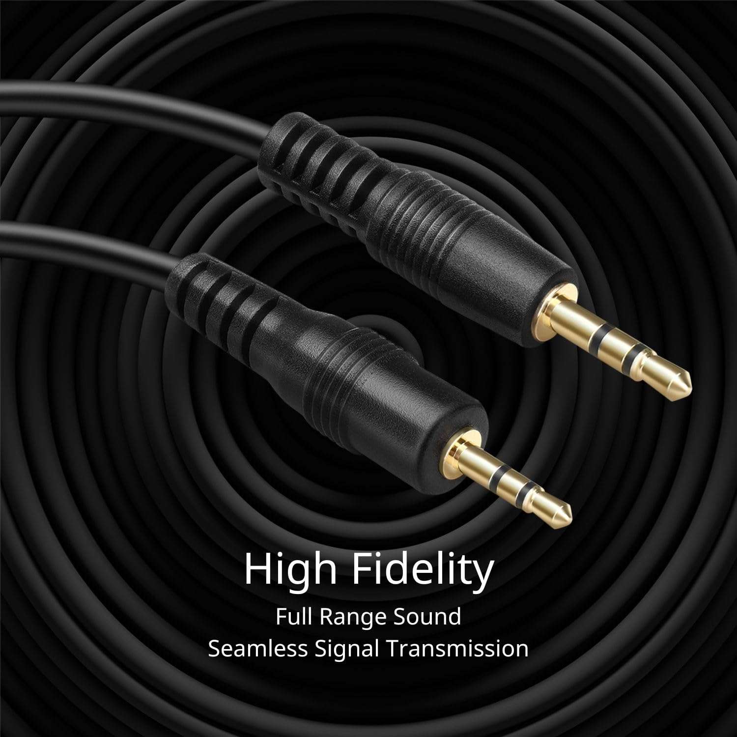 TNP 2.5mm to 3.5mm Adapter Cable (3FT) - Bi-Directional Male to Male 2.5 to 3.5 Subminiature Stereo Audio Jack Extension Converter Cable Gold Plated Headset Headphone AUX Connector Wire Cord Plug 4