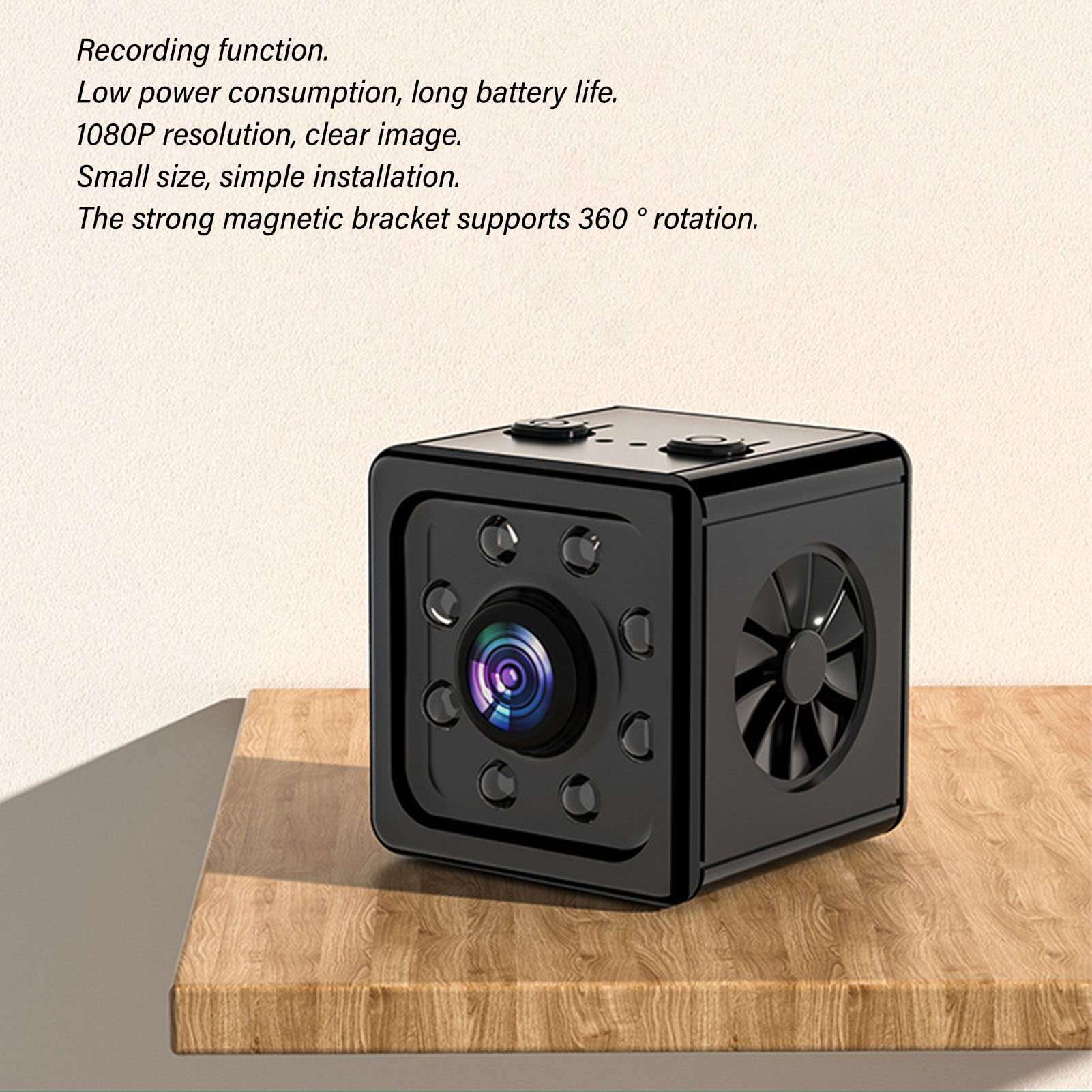 Deosdum Wireless Camera 1080P WiFi Mini Recording Camera High Definition for Security Home 6