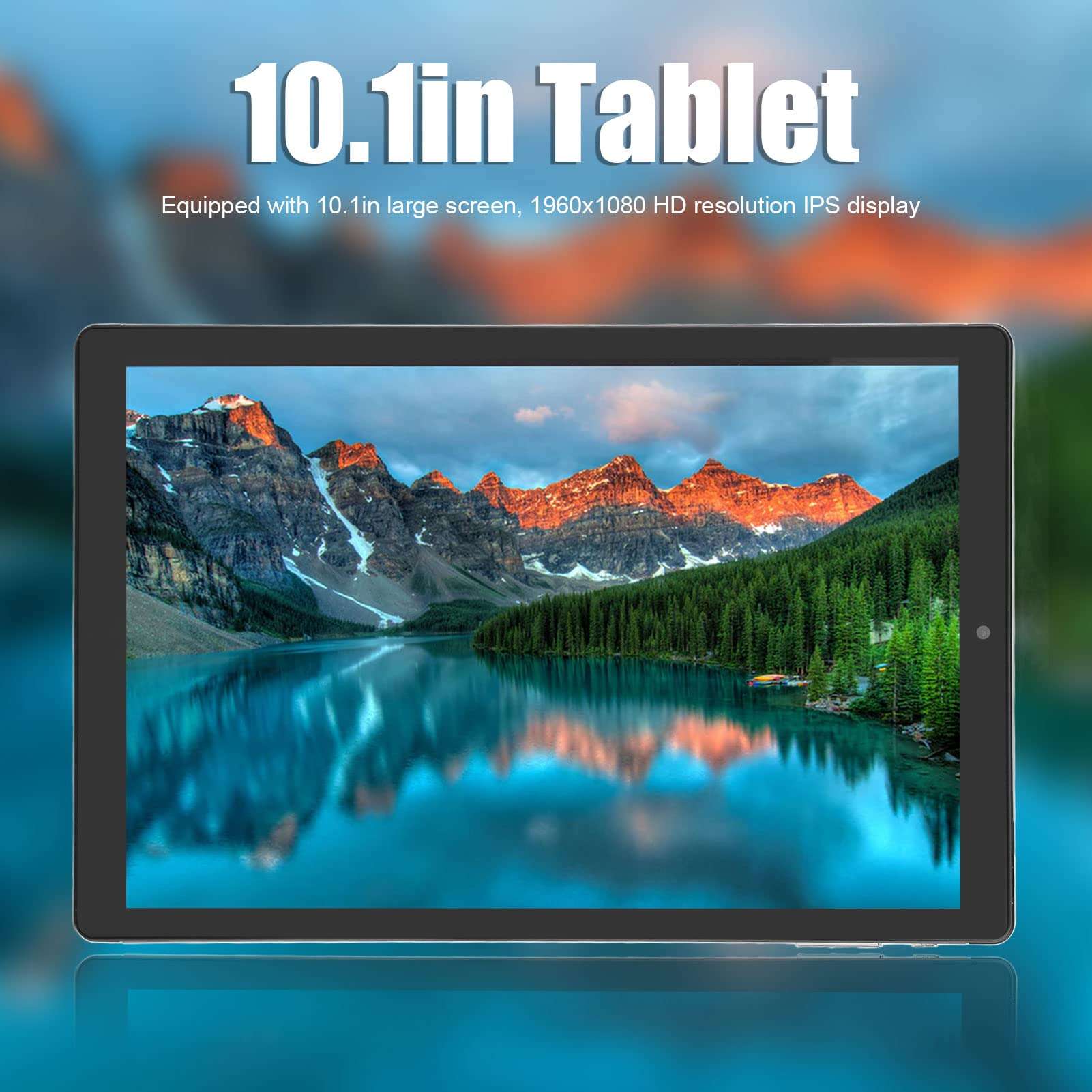 10.1in Tablet for 12, 6GB RAM 128GB ROM 1960x1080 IPS Display, Dual Sim 10 Cores Tab, 5G WiFi Calling Tablet PC, 8800mAh Battery Life, 2MP 5MP Dual Cam 3