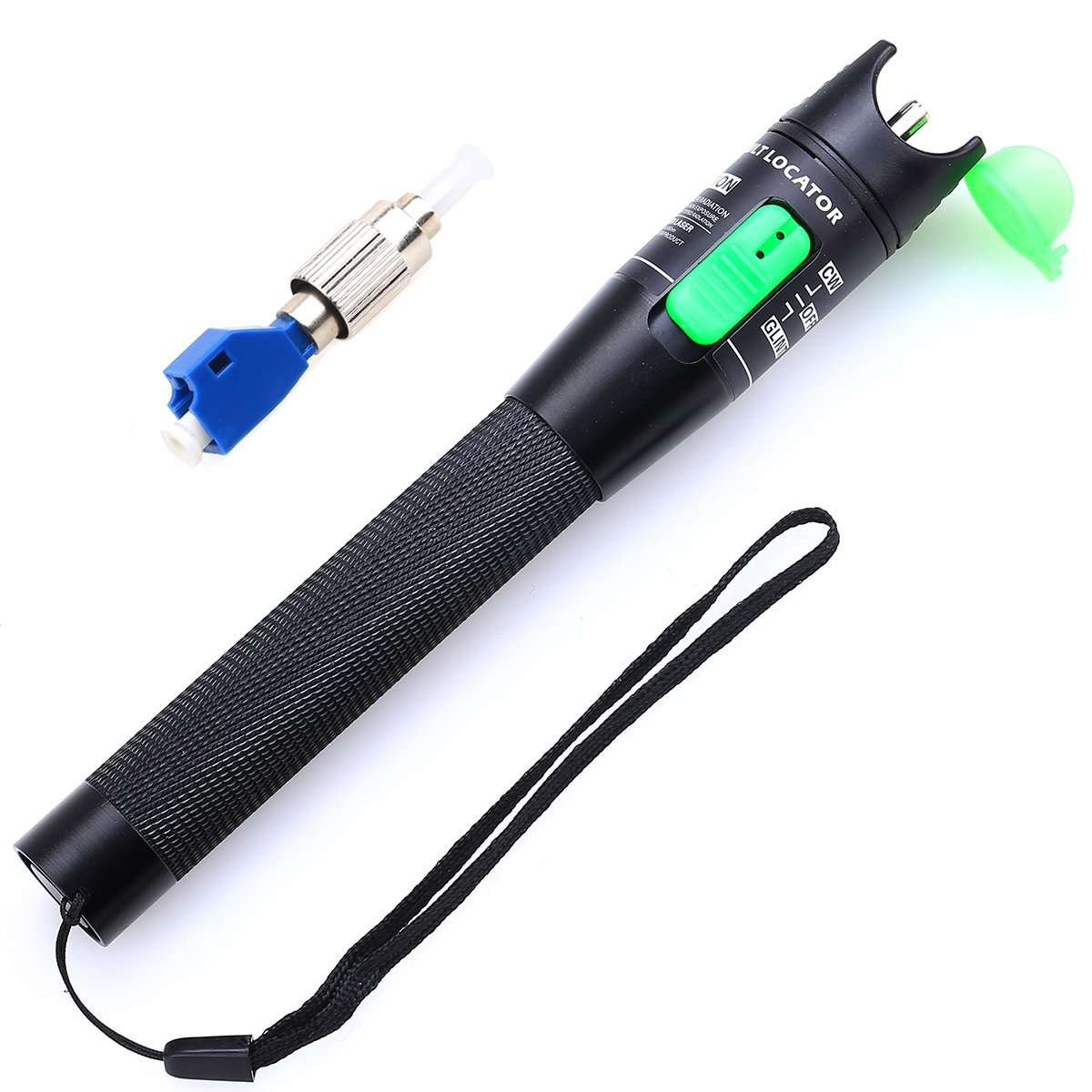 Aluminium Alloy 20km Visual Fault Locator Fiber Optic Cable Tester/VFL for FC,SC,ST & LC Adapter 1