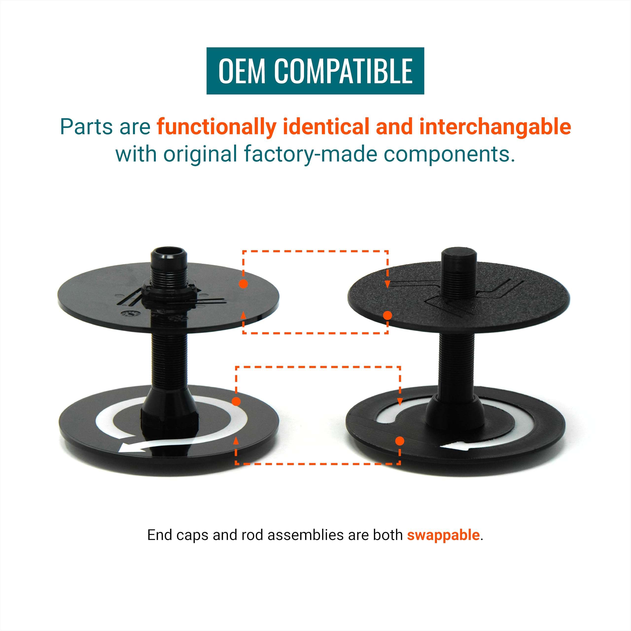 Replacement Spool - Made in USA, Exact Fit - Compatible with DYMO LabelWriter 550 & 450 Series Label Printers - Spare Label Holder/Spindle 3