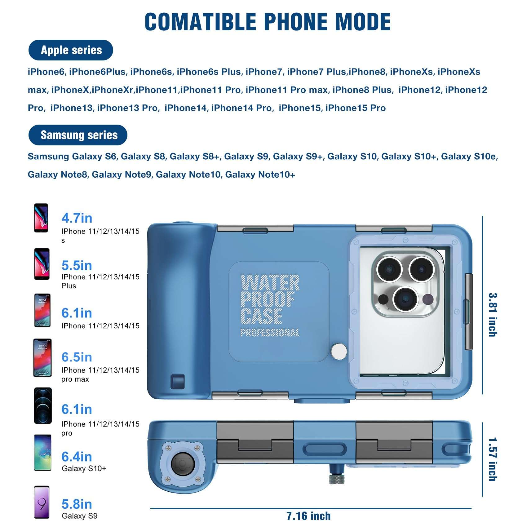 Galaxy A21 Waterproof Phone Case for Samsung Galaxy A21 with Screen Protector Snowproof Shockproof Dustproof Full Body Protective Phone Case Cover for Samsung A21 Teal 5