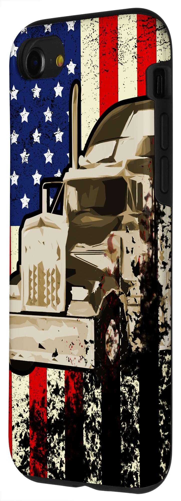 iPhone SE (2020) / 7 / 8 Truck Semi Driver Trucking Trucker Big Rig America US Gift Case 2