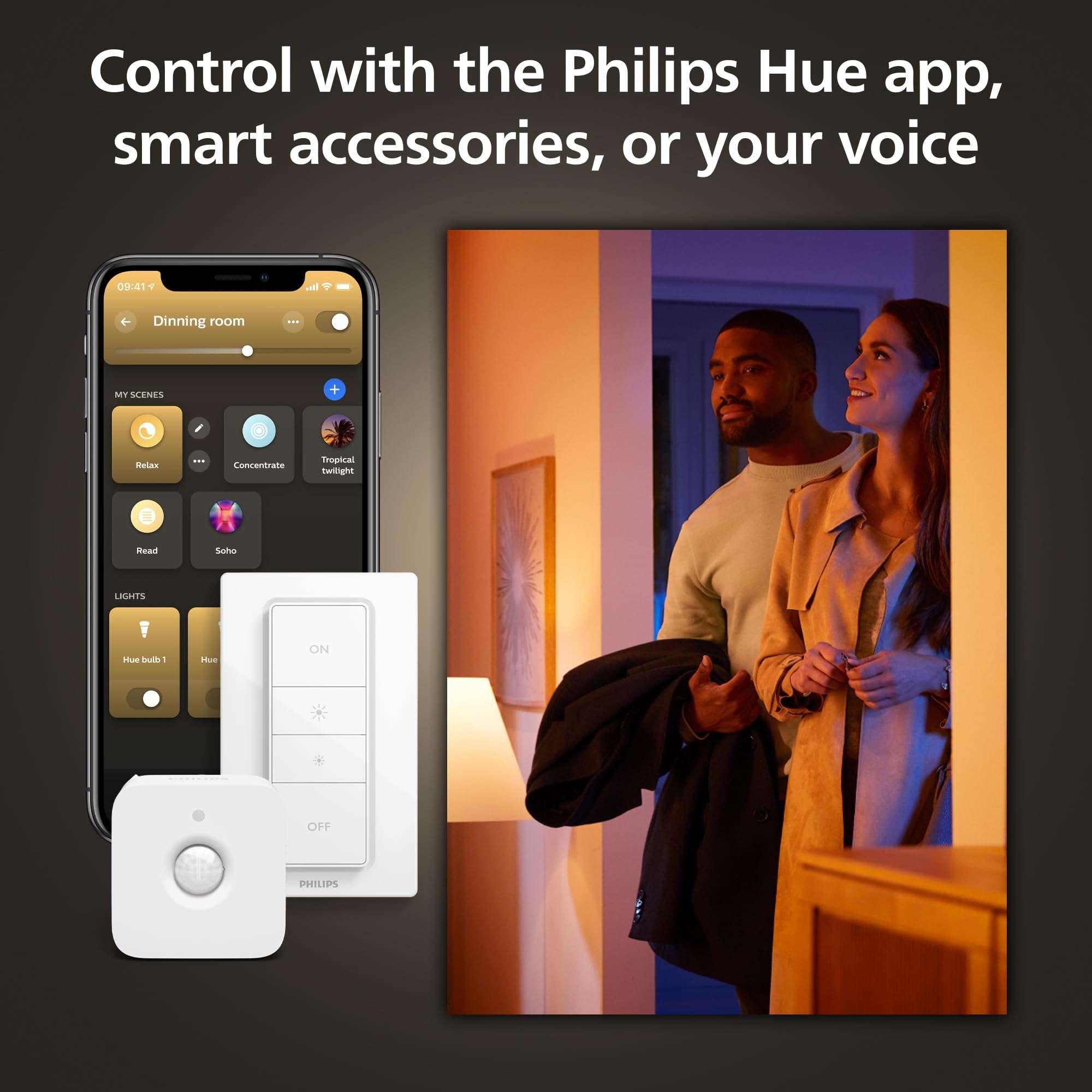 Philips Hue Lightguide G30 Small Globe Smart LED Bulb – Handblown Glass - Color Changing Light - Compatible with Amazon Alexa, Apple HomeKit and Google Assistant - Bluetooth and Hue Bridge Compatible 5