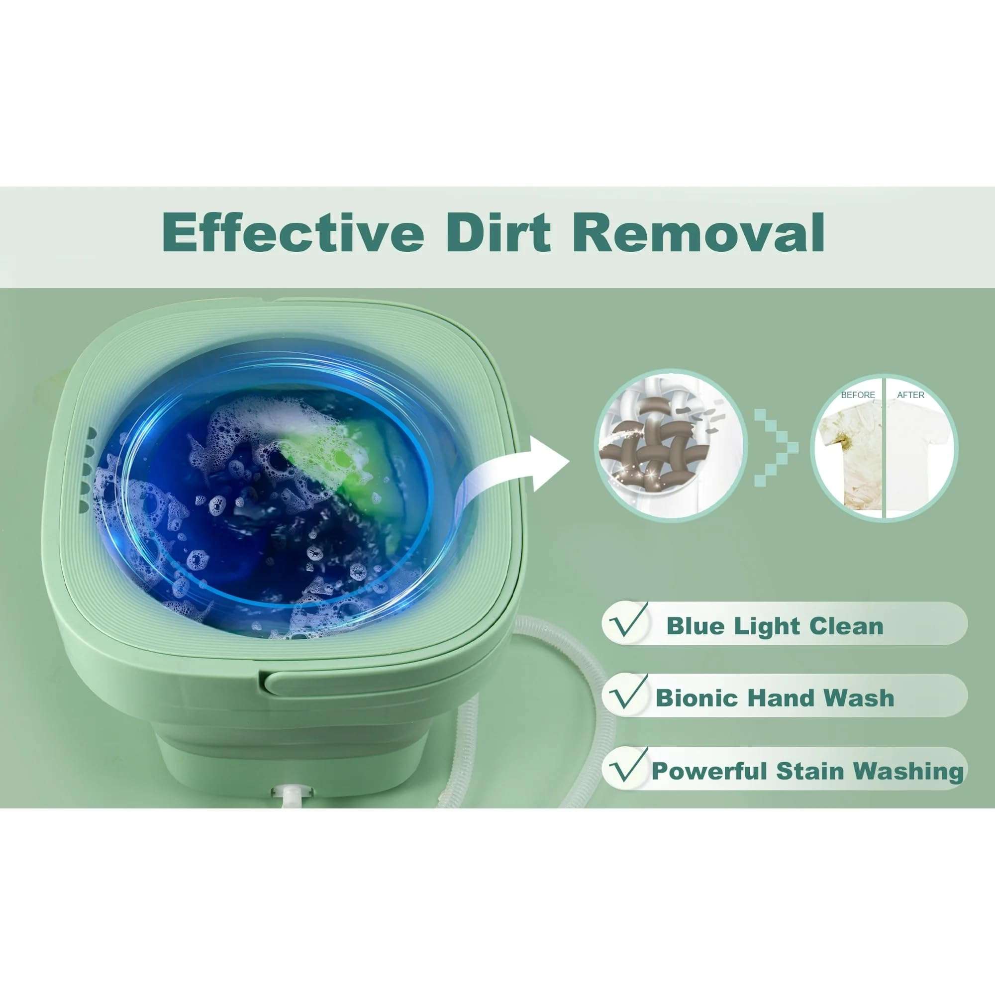 Skyheaven SeMi AuToMaTiC FoLdInG 11L SmAlL MiNi WaShInG MaChInE WiTh DrYeR DeEp CLeAnInG FoR UnDeRwEaR WaShINg MaChInE ClOtHeS WaShEr (Wash2) 4