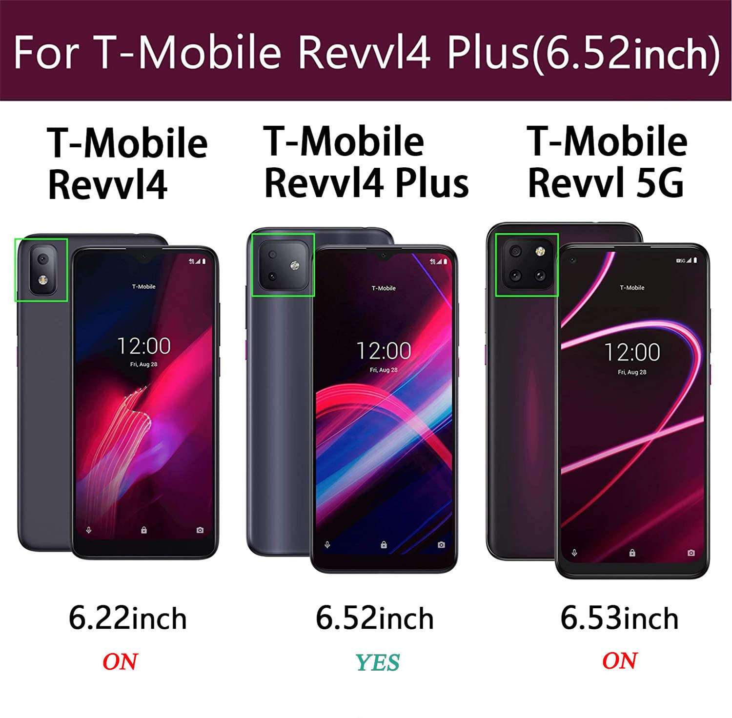 YmhxcY T-Mobile Revvl 4 Plus Case TCL Revvl 4 Plus Case with HD Screen Protector 360 Degree Rotating Ring Kickstand Holder Dual Layers of Shockproof Phone Case TCL Revvl 4 Plus (6.5")-ZS Black 2