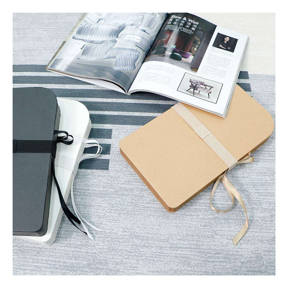 Home Round Stool Foldable Brown - 13.8inch Heigh with Felt Cushion, Space-Saving Dressing Room Chair Seat Small - Fabulous Presents for Family, Friends’ New House 5