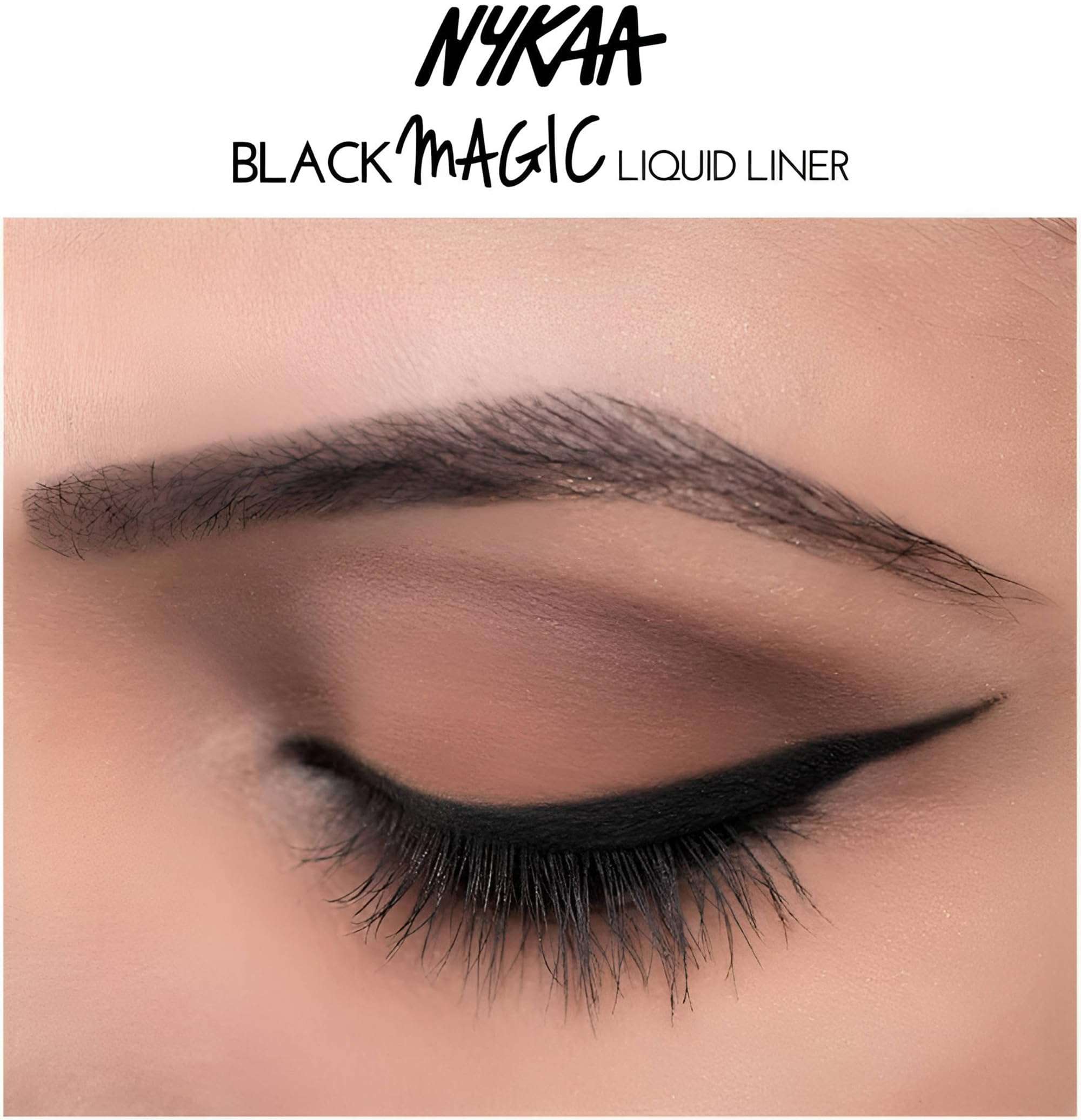 Nykaa Black Magic Liquid Eyeliner - Super Black 01 6