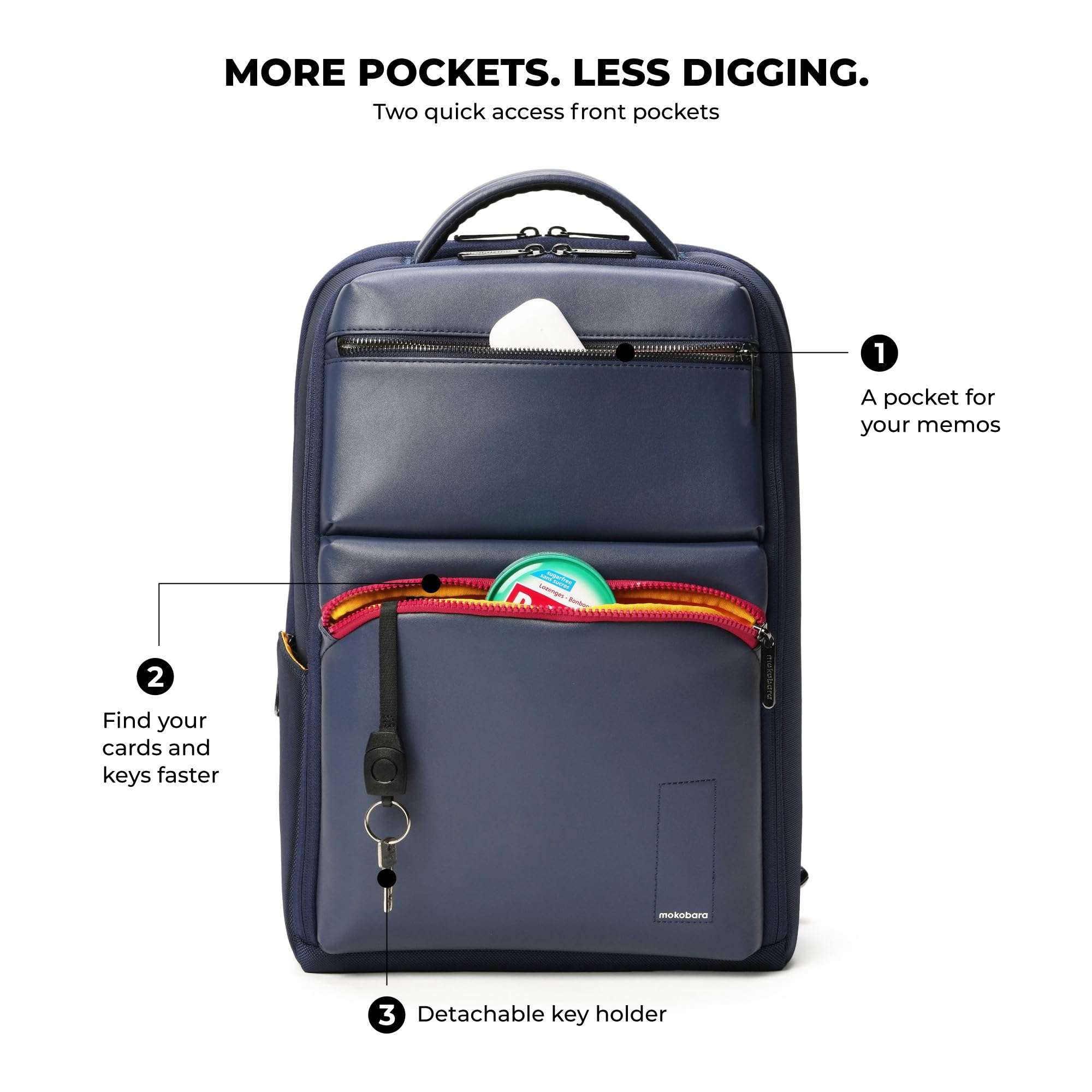 The Radio Backpack Premium Nylon 22L Unisex Multipurpose Backpack, Fits 15.6" Laptop (Jaws) 6