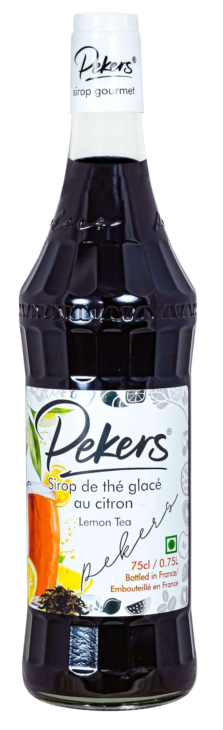 Pekers Lemon Tea Syrup (750 ML), Mocktail Syrup, cocktail syrups, Syrup of Drinks, Cocktail syrup for Vodka, Syrup for Shakes, cocktail juices, summer juice (Lemon Tea) 1