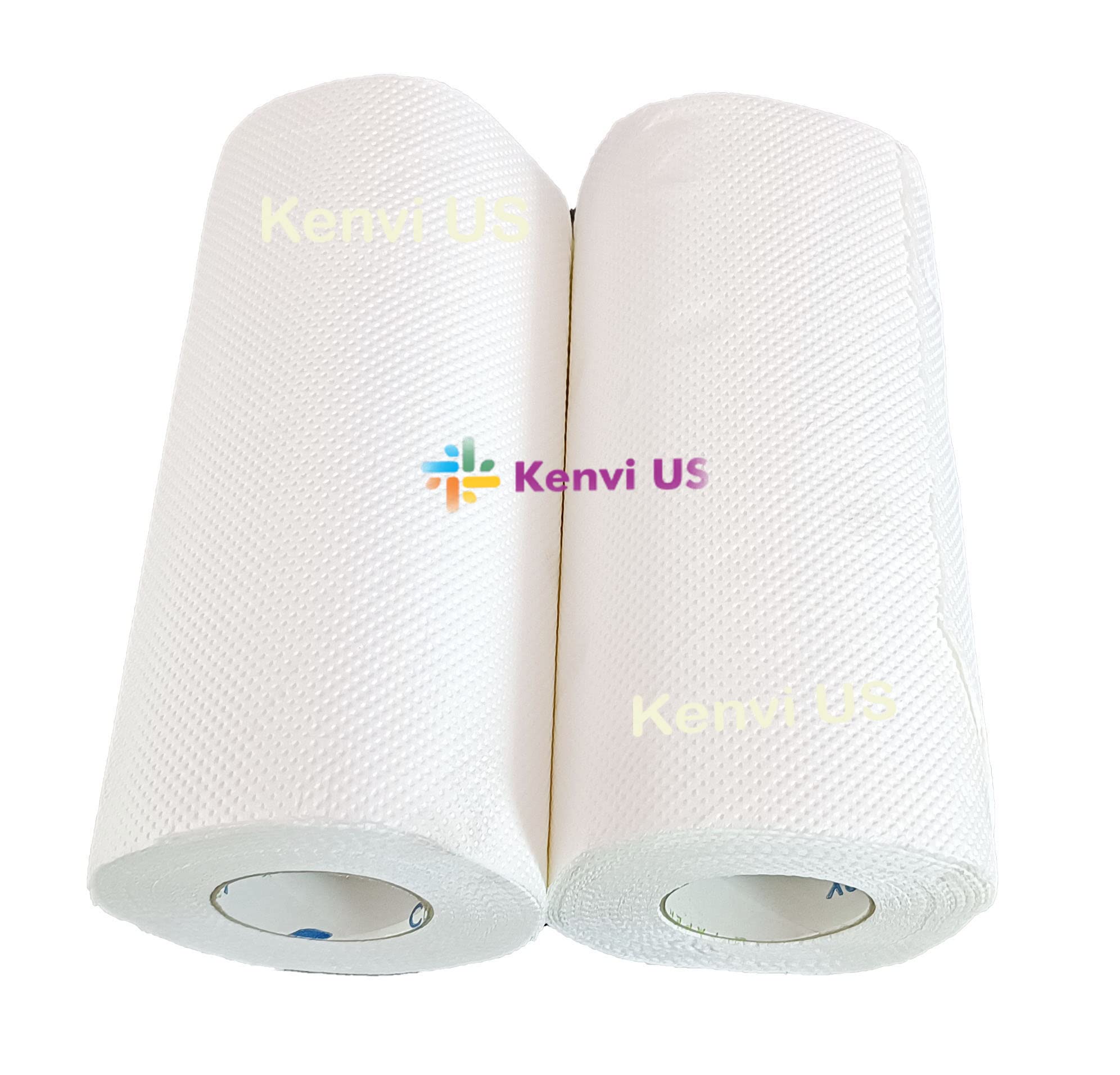Kenvi US Reusable Kitchen Towel Roll Natural & Organic Cleaning Bamboo Cloth No Tree Paper Towels – Eco friendly and Biodegradable Pack of 1 || 04 5