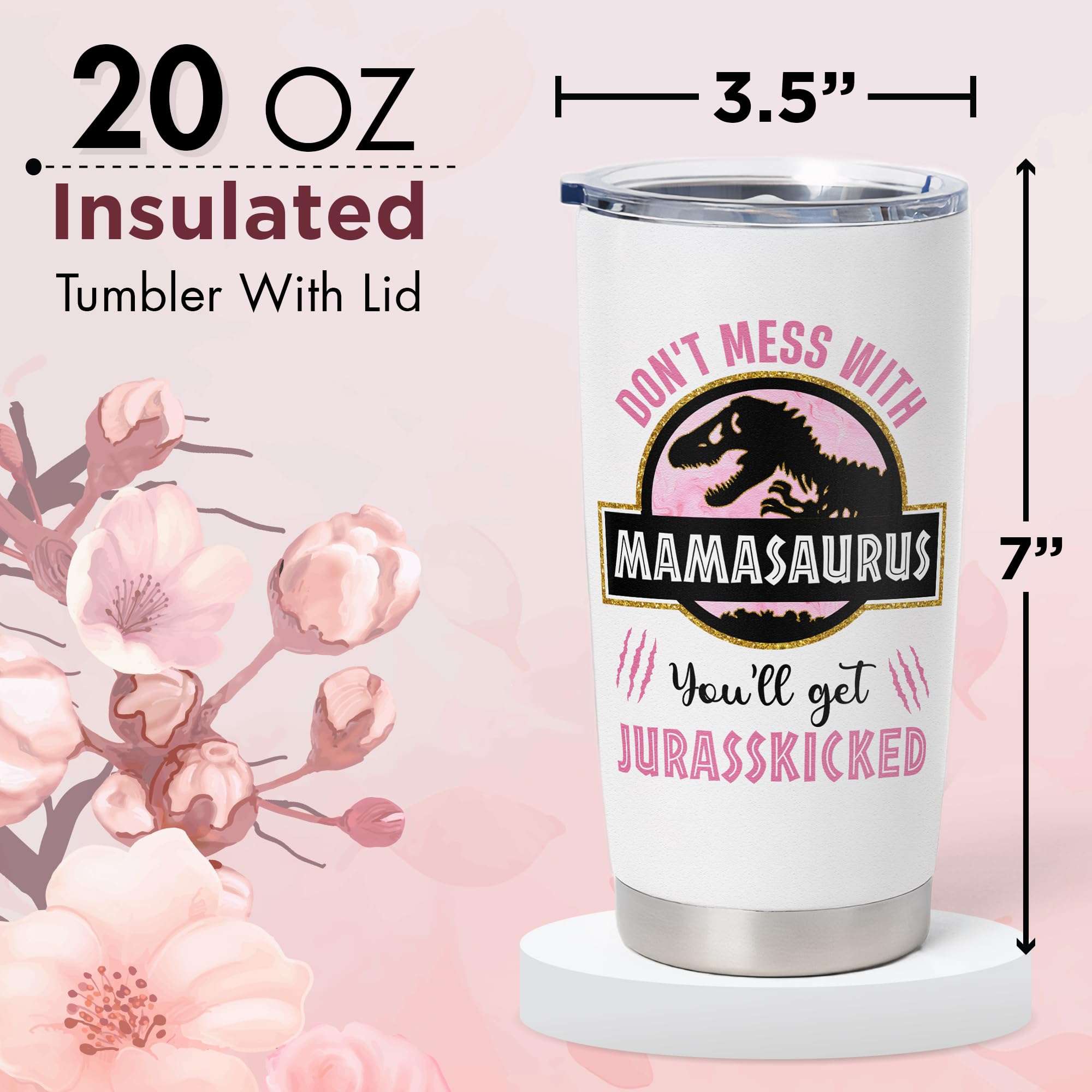 Mothers Day Gifts for Mom from Daughter, Son - Mom Gifts from Daughters, Sons - Great Mother Gifts - Birthday Gifts for Mom, Mom Birthday Gifts - Presents for Mom, Gifts for Mothers Tumbler 20 Oz 4