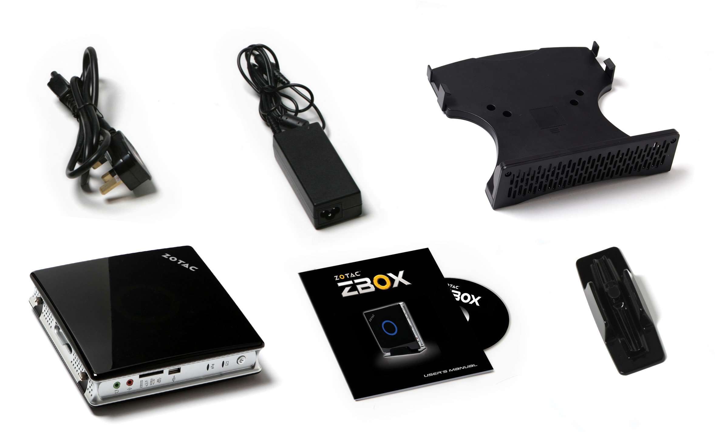 Zotac ZBOX Intel Atom D525 1.8 GHz Dual-Core Barebone Mini-PC ZBOXSD-ID12 5