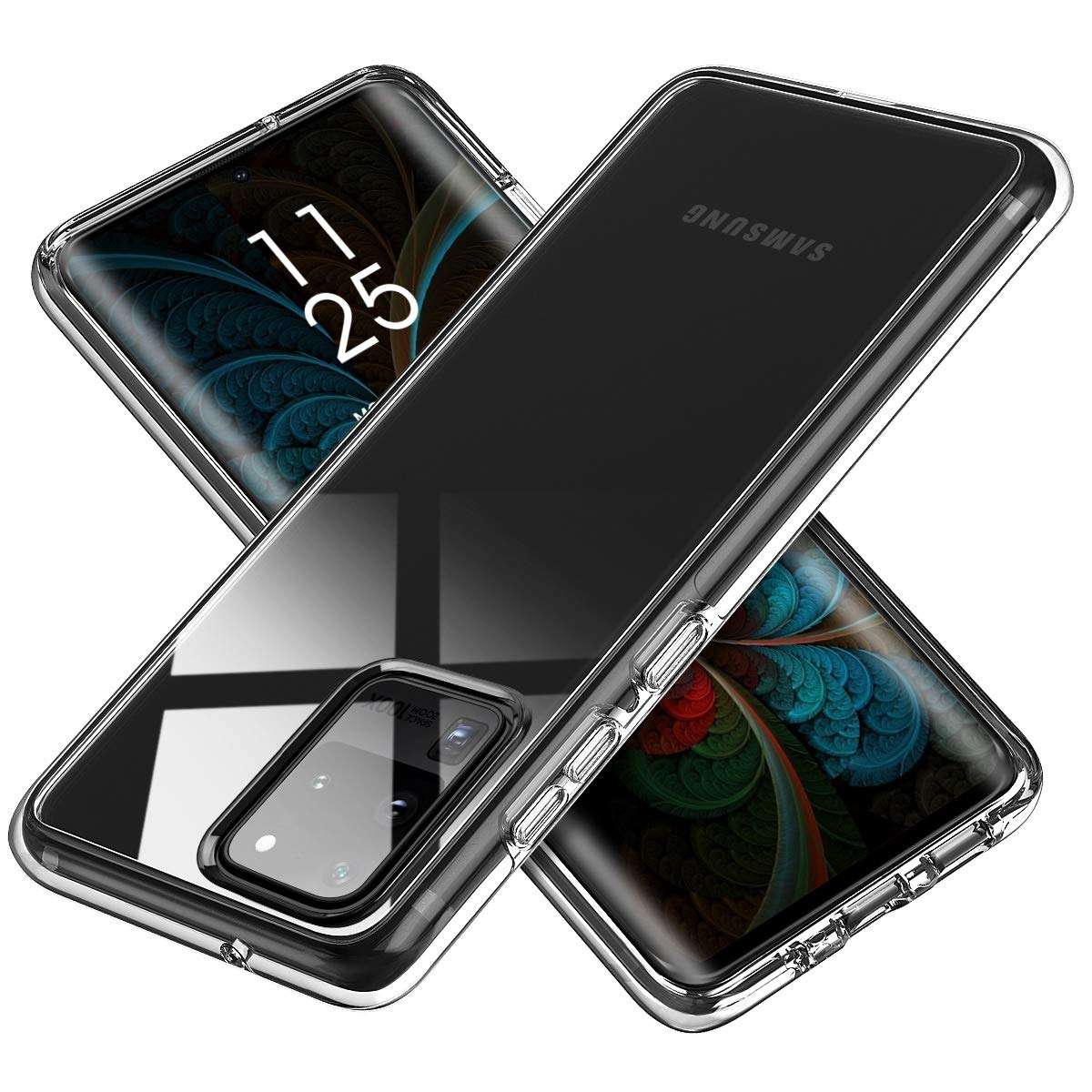 MATEPROX for Samsung Galaxy S20 Ultra Case Clear Thin Slim Crystal Transparent Cover Shockproof Bumper Case for Galaxy S20 Ultra 5G 6.9" 2020 Released(Clear) 1