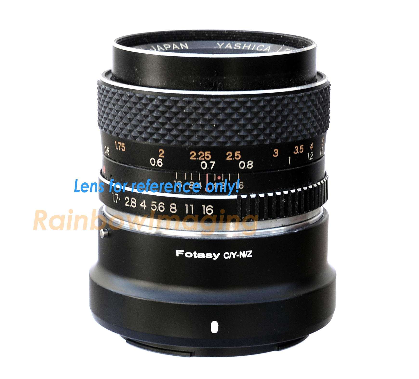 Fotasy Contax CY Lens to Nikon Z50 Z6 Z7 Adapter, Contax Yashica C/Y Mount to Nikon Z Mount Adapter, CY Z Mount, CY Nikon Z Adapter fits Contax CY Lens & Nikon Z Mount Mirrorless Camera Z50 Z6 Z7 3