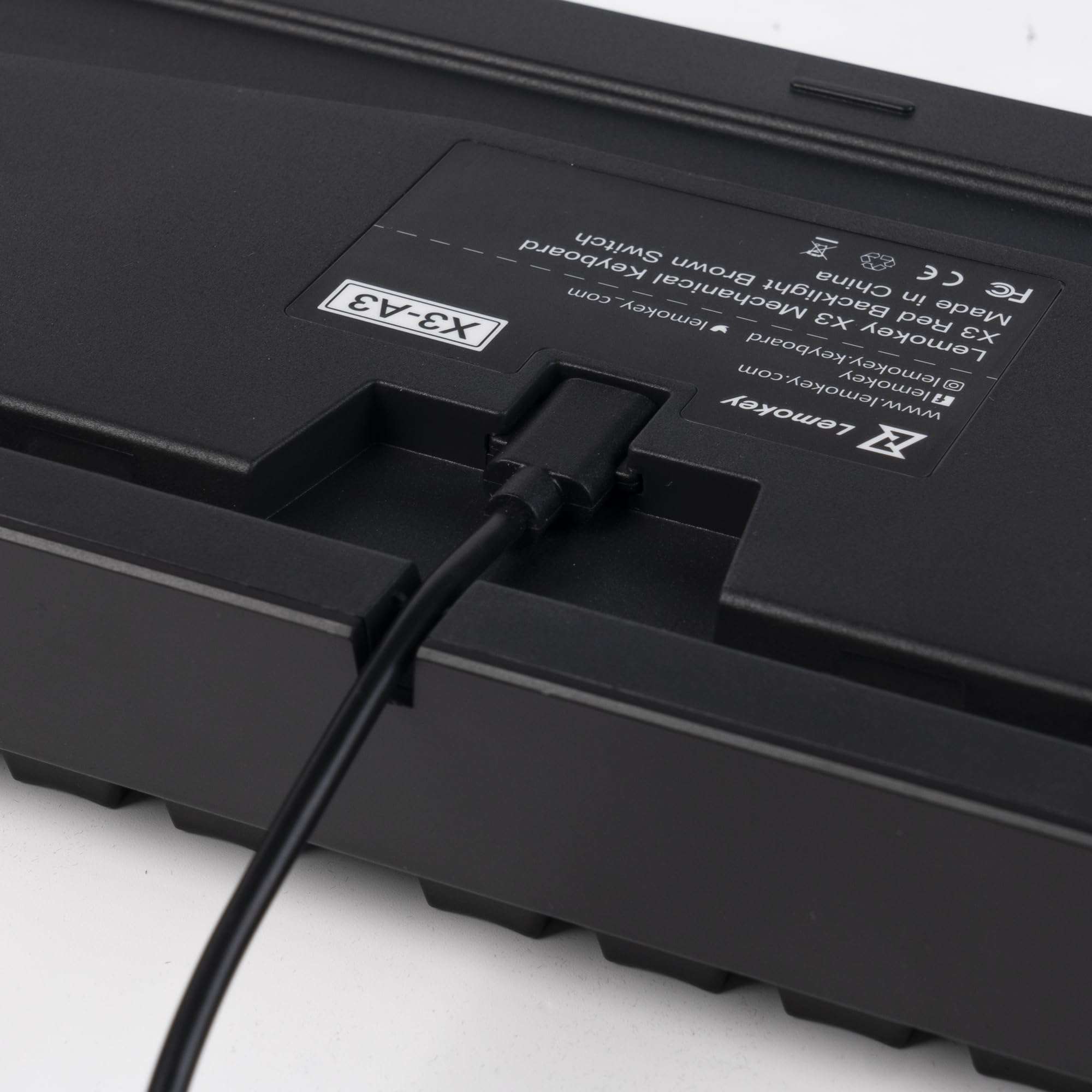 LEMOKEY X3 Wired Mechanical Gaming Keyboard, 100% Layout with QMK/VIA Programmable Keyboard, Red Switch，Red Backlit for Windows 6