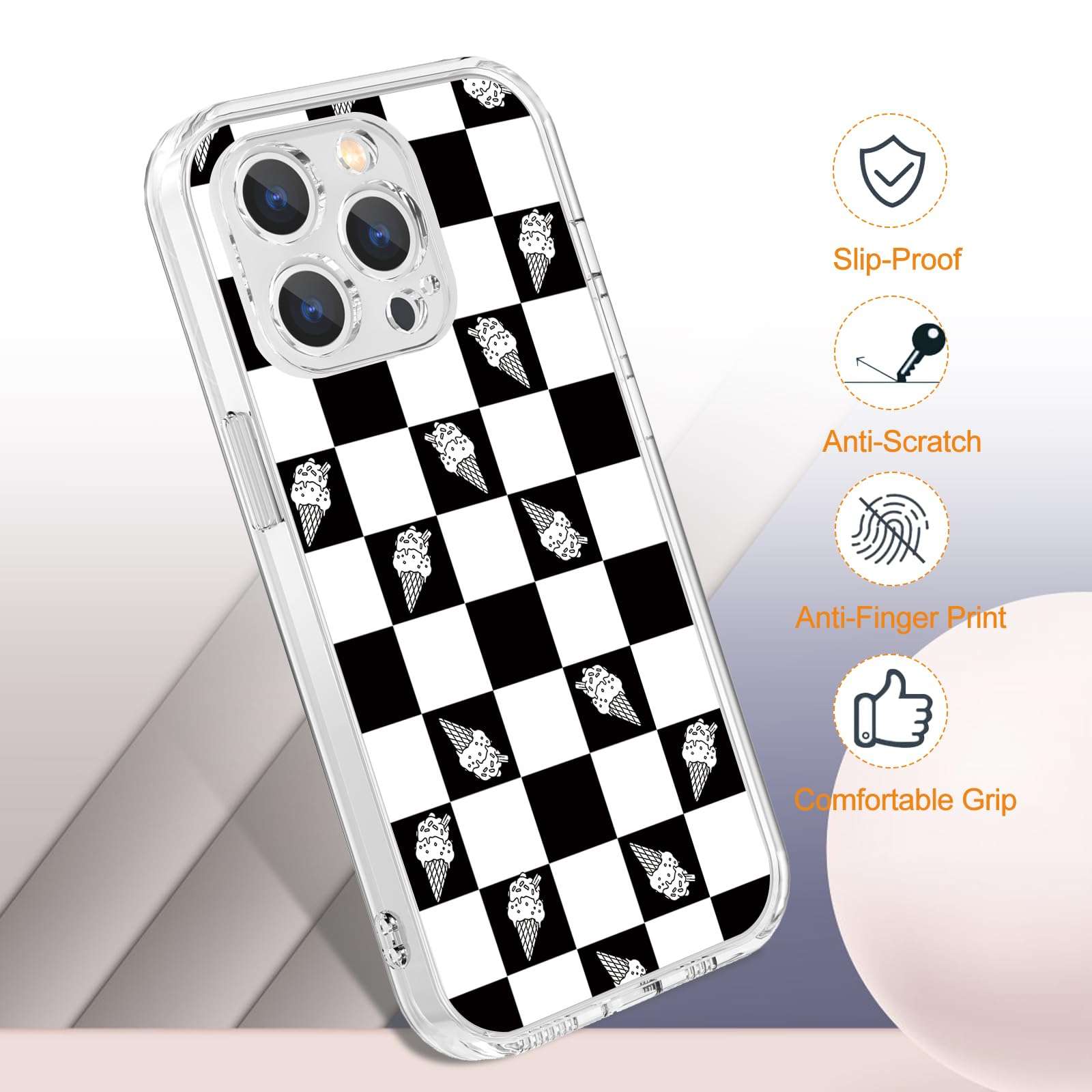 Galafu Case for iPhone 11 Pro, Clear Silicone Soft TPU Protective Phone Bumper Cover, Anti-Scratch Shockproof Phone Case for iPhone 11 Pro (5.8 inch), Pattern 37 5