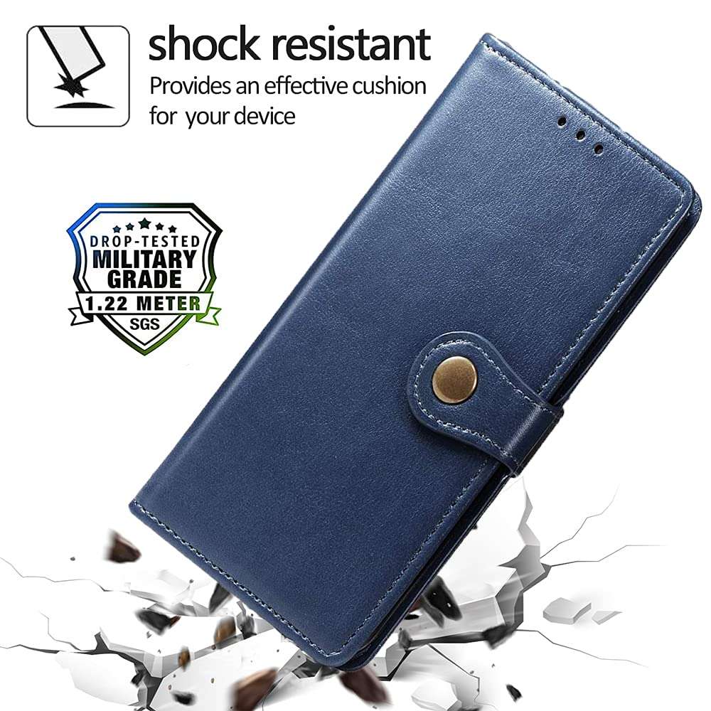 Design for Samsung Galaxy A70/A70s Wallet Case with Credit Card Holder Slot PU Leather Phone Cases Stand Kickstand Folio Flip Protective Cover for Samsunga70 Galaxya70s A 70 70A Women Men Girls Blue 5