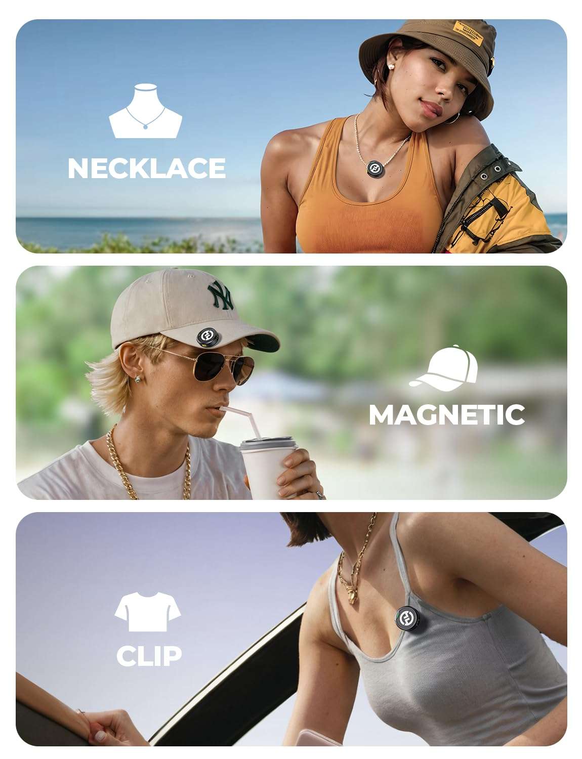 Hollyland Lark M2 Wireless Lavalier Microphone for iPhone 15 & Android, USB C Mini Lapel Microphone Wireless, 1000ft Range, Hi-Fi Audio, Noise Cancellation, 30H Battery for Video Recording, Streaming 3