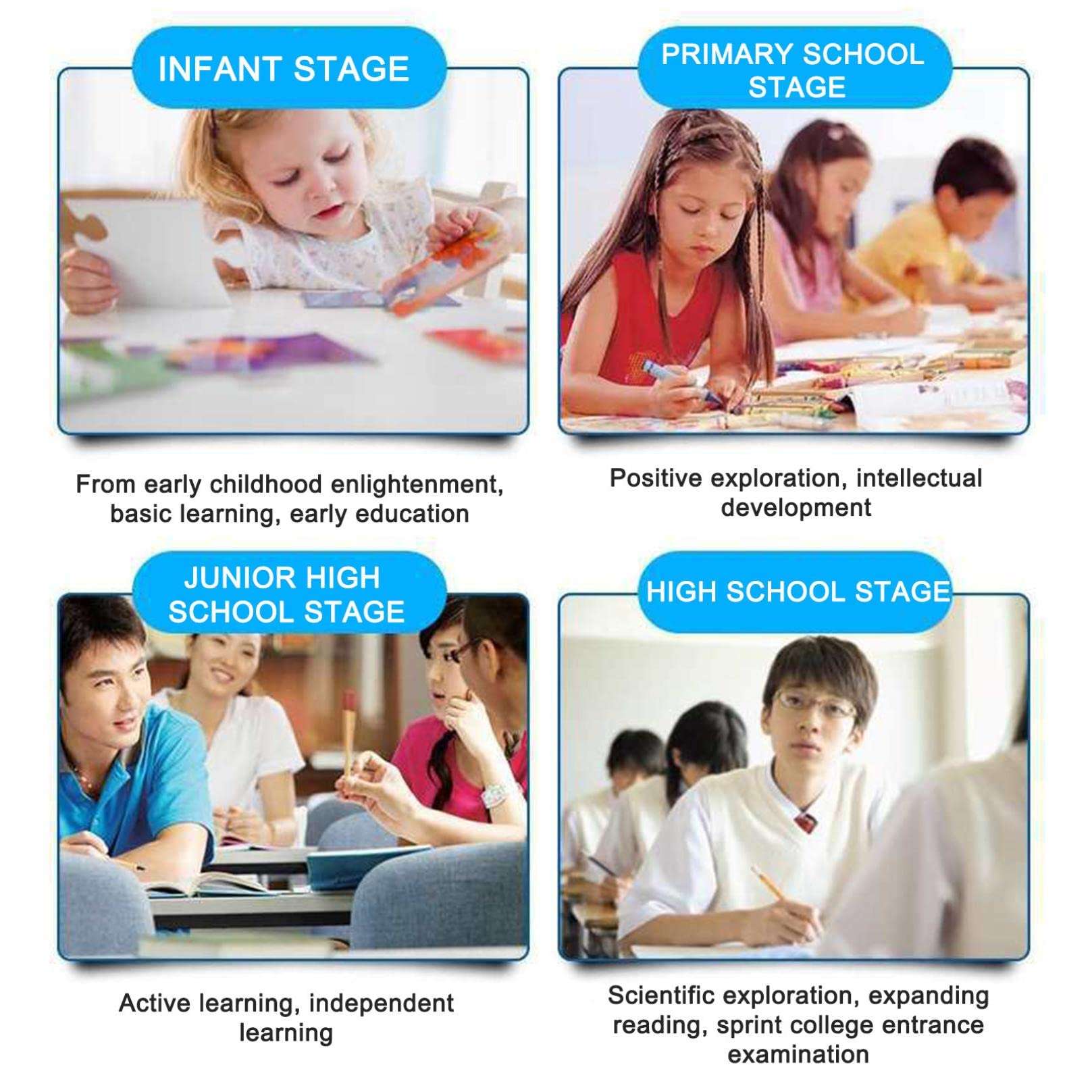 CAOY Android Tablet All-new Fire 9.6Inch, 8.1 1GB+ 16G 10 mm Thin Body, Alloy Metal Cover, 1280 X 800 IPS HD Display, Long Battery Life, Dual Camera, Smart Table N960 Unlocked Phablet (Pink) 5