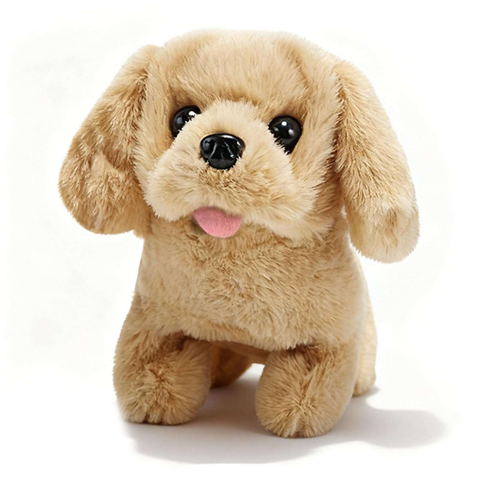 JOY JUNCTION Cute Plush Puppy Toy| Soft & Interactive Battery Operated Puppy Toy| Walking, Barking & Tail Wagging Realistic Cute Dog Pet for Kids | Birthday Gift for Babies