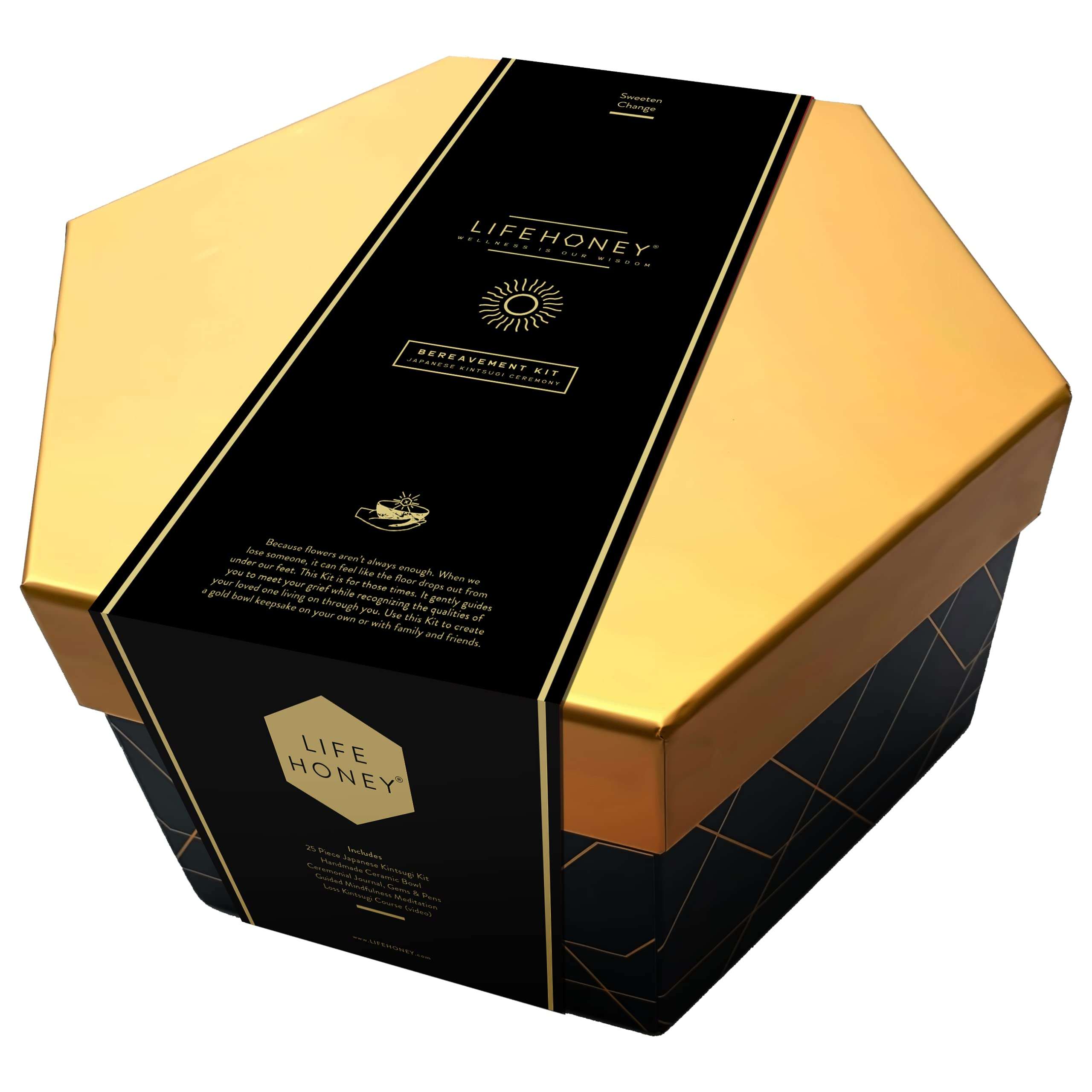 LIFEHONEY Bereavement Kintsugi Gift: Creative, Hands-on Ceremony for Processing Grief. A Healing Memorial Gift and Celebration of Life 1