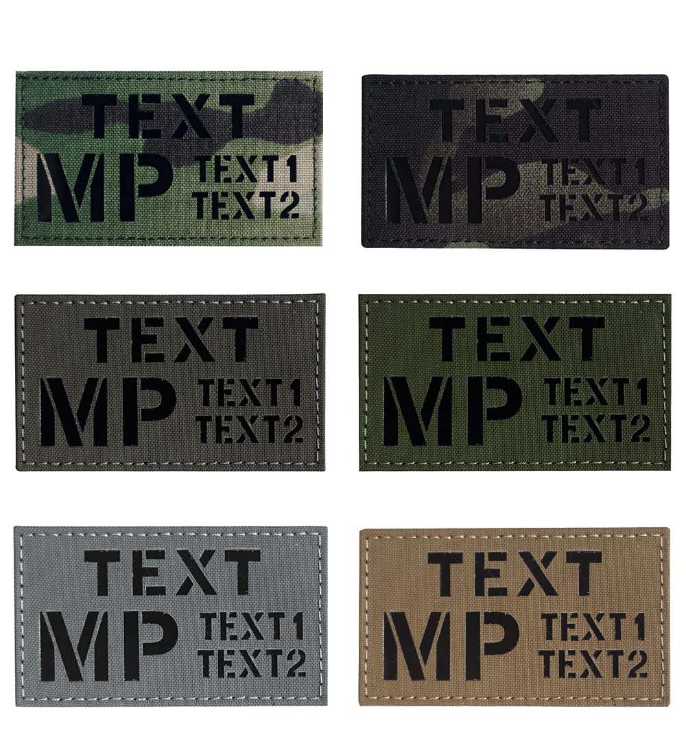 Custom Personalized 2 * 3.5inch IR Patch (MP) 2