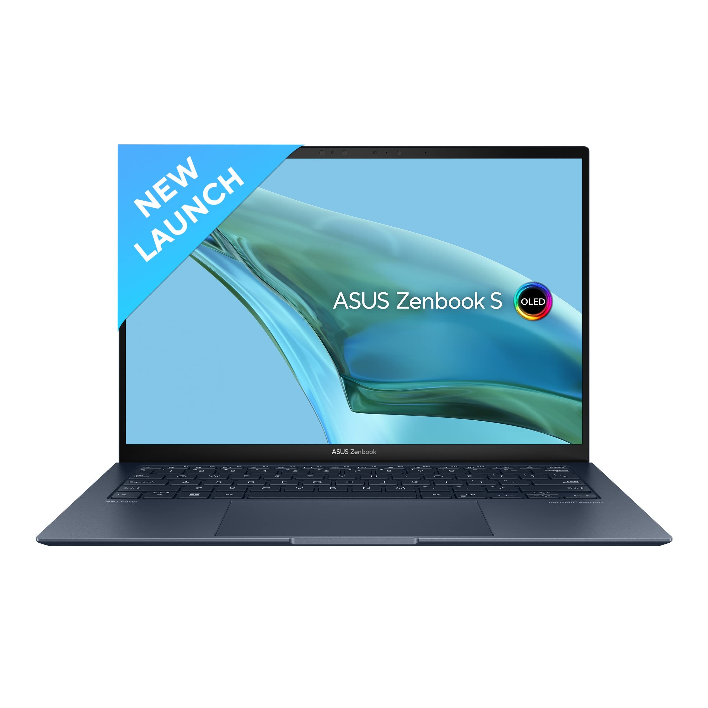 ASUS Zenbook S 13 OLED (2023), 1kg Weight & 1cm Thin, Intel Core EVO i5 13th Gen, 13.3 Inch 2.8K OLED, Thin & Light Laptop (16GB/512GB SSD/Iris Xe/Win 11/Office 2021/63WHrs/Blue), UX5304VA-NQ541WS