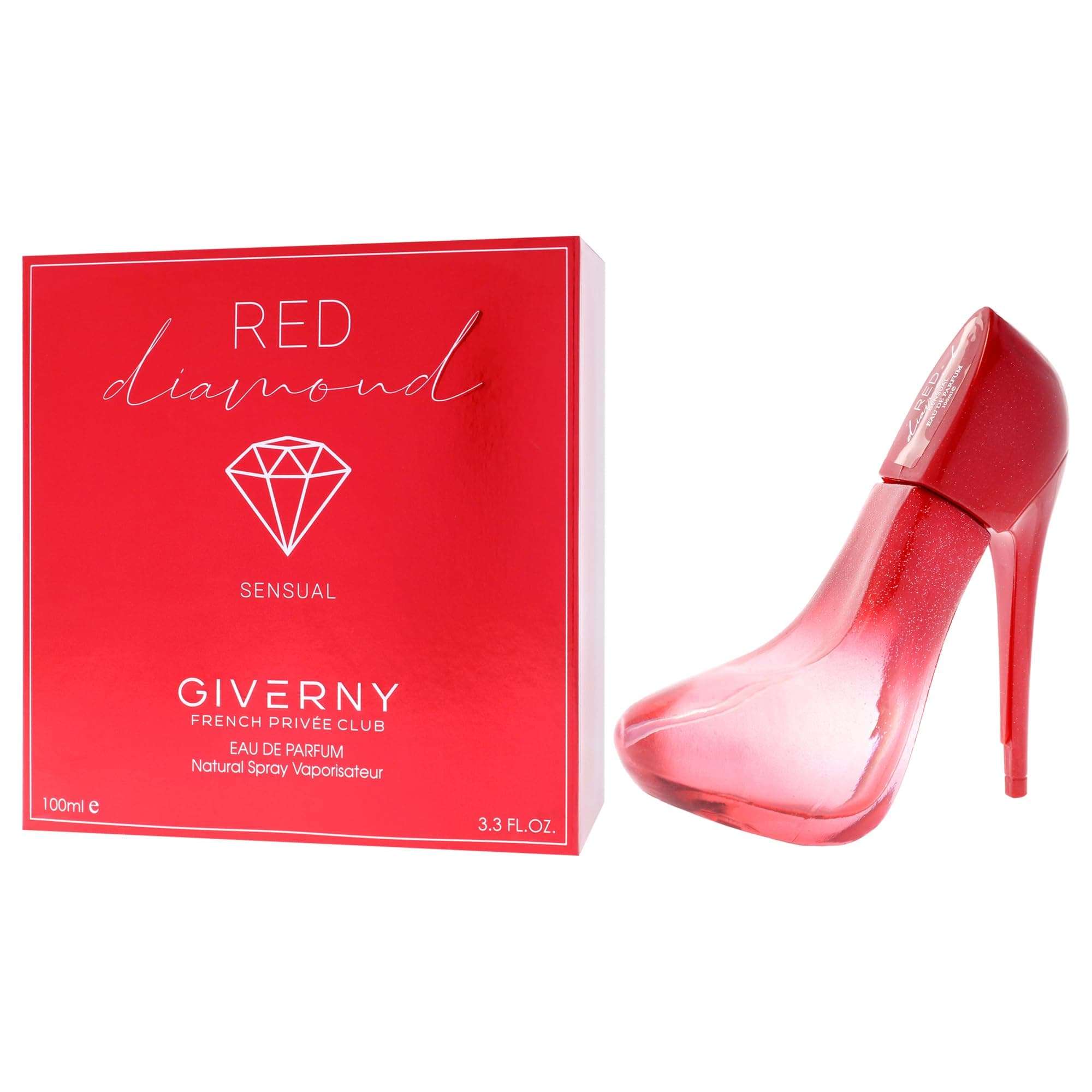 Giverny Red Diamond Eau De Parfum with fruity and floral Aldehyde, Long Lasting Fresh Grapefruit Fragrance for Women 100ml 5