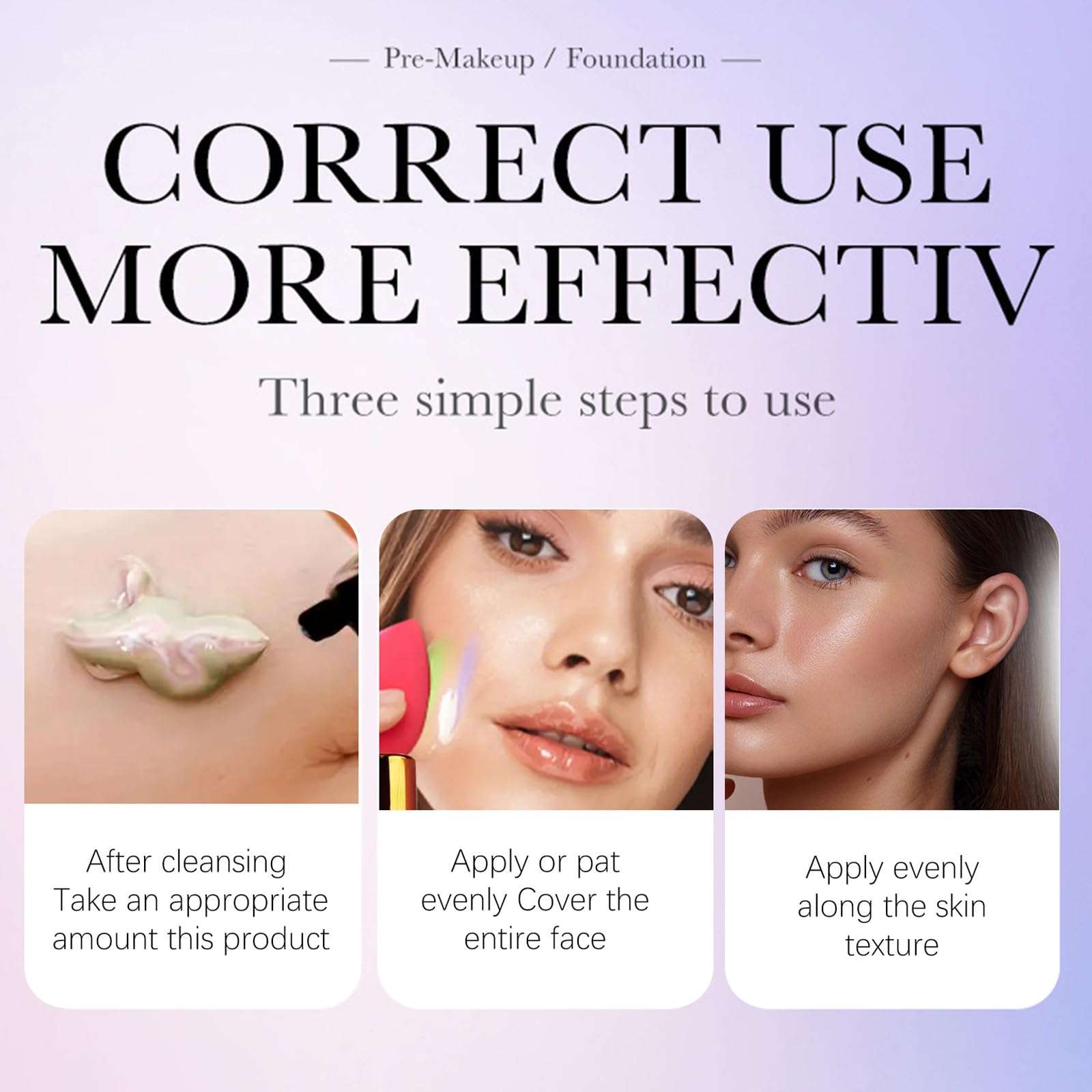 Primer For Face Before Makeup With Spf 50 Sunscreen Isolation Cream, One Step Color Corrector For Face, 3 In 1 Oil Controling & Moisturizing Primer Face Makeup, Radiance Skin,Refreshing,Non Greasy 6