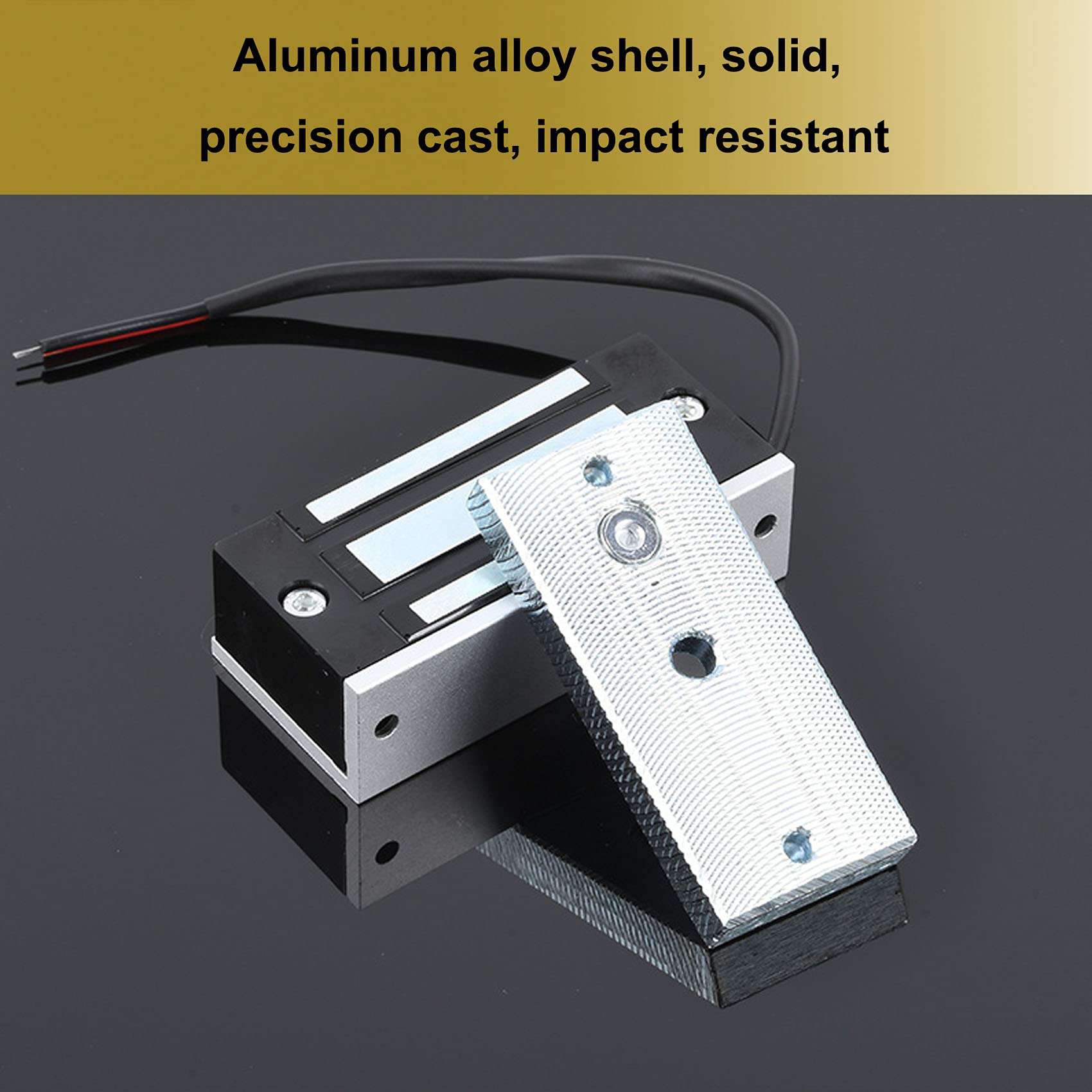 AUTENS Electric Magnetic Electromagnetic Door Lock 12V Fail-Safe NC Mode for Door Entry Access Control Home Security System (Holding Force 130lbs) 4